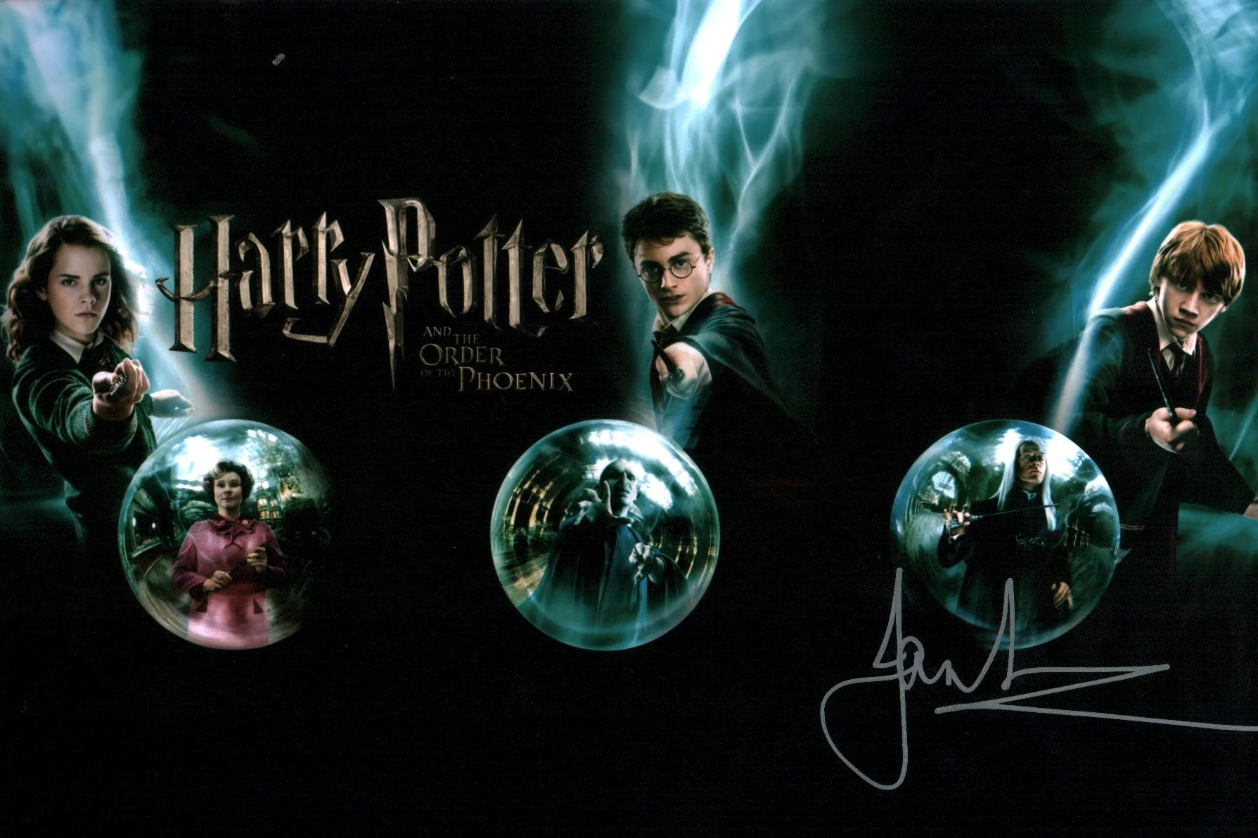 Jason Isaacs Harry Potter 8x12 Signed Photo JSA Certified Autograph