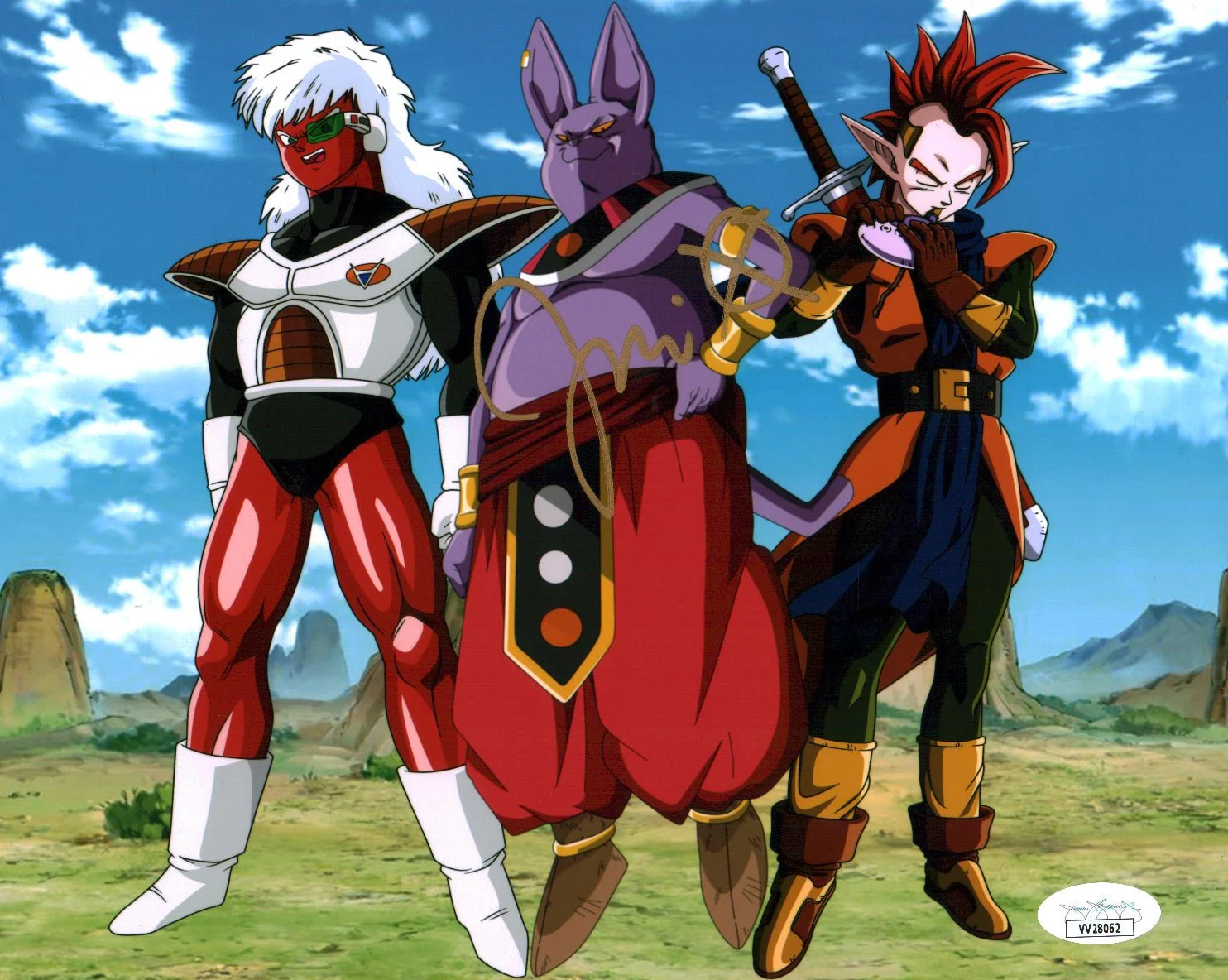 Jason Liebrecht Dragon Ball 8x10 Photo Signed JSA Certified Autograph