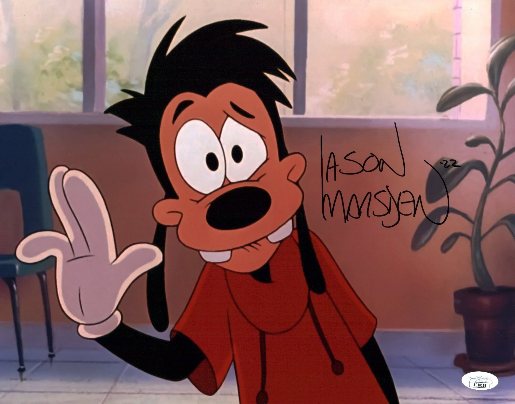 Jason Marsden Disney A Goofy Movie 11x14 Signed Photo Poster JSA COA Certified Autograph