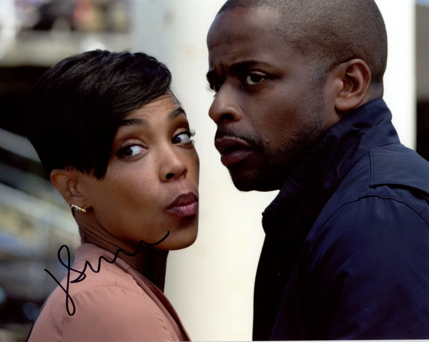 Jazmyn Simon Psych 8x10 Signed Photo JSA Certified Autograph