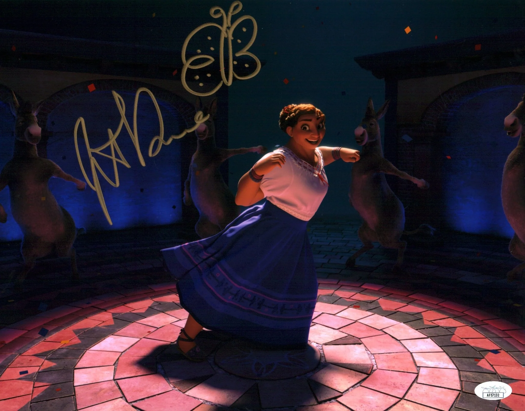 Jessica Darrow Disney Encanto 11x14 Signed Photo Poster JSA Certified Autograph