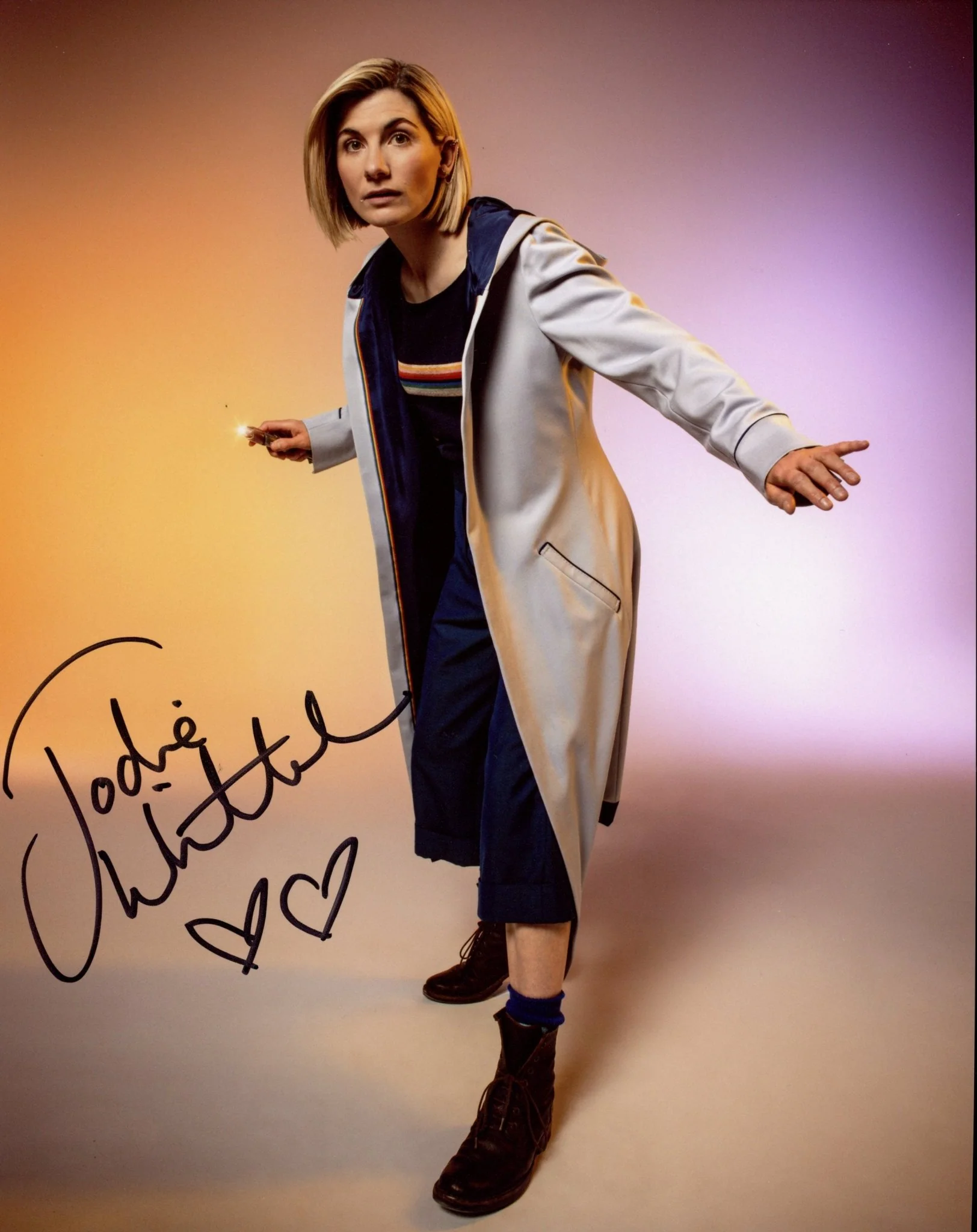 Jodie Whittaker Doctor Who 8x10 Signed Photo JSA Certified Autograph