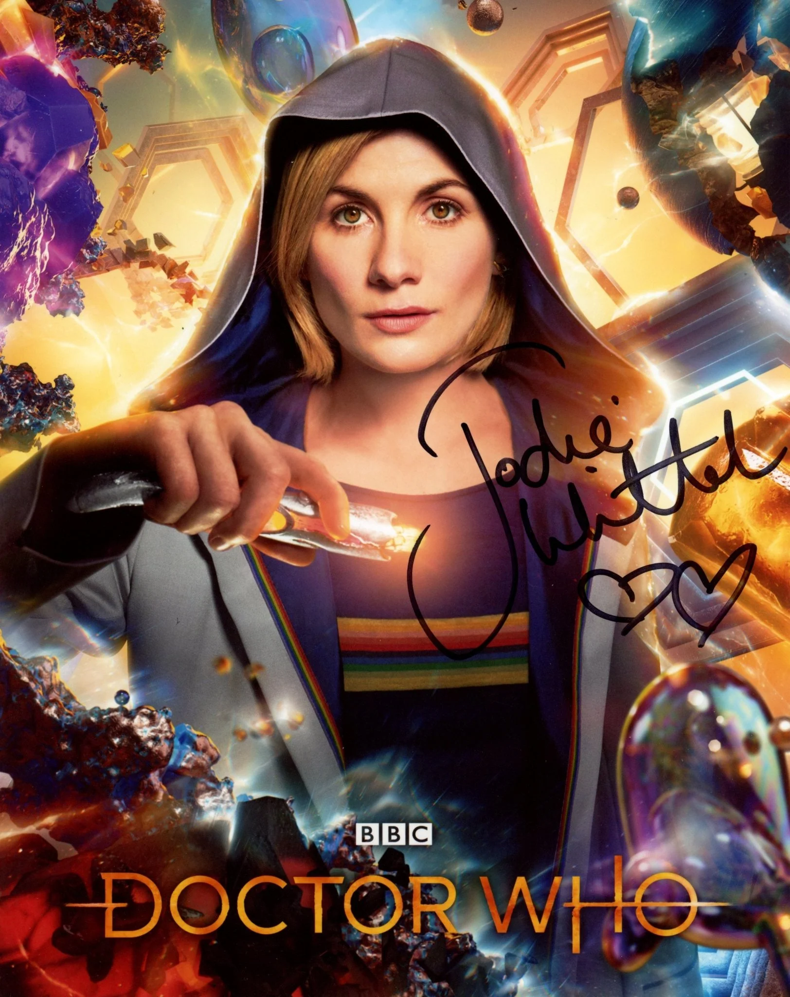 Jodie Whittaker Doctor Who 8x10 Signed Photo JSA Certified Autograph