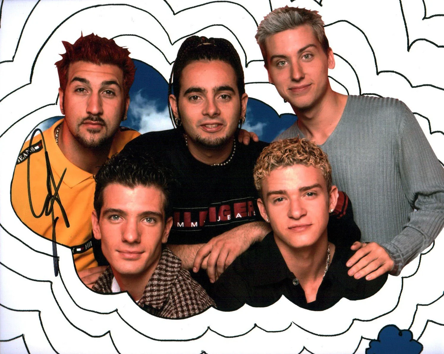 Joey Fatone NSYNC 8x10 Photo Signed Autograph JSA Certified Autograph