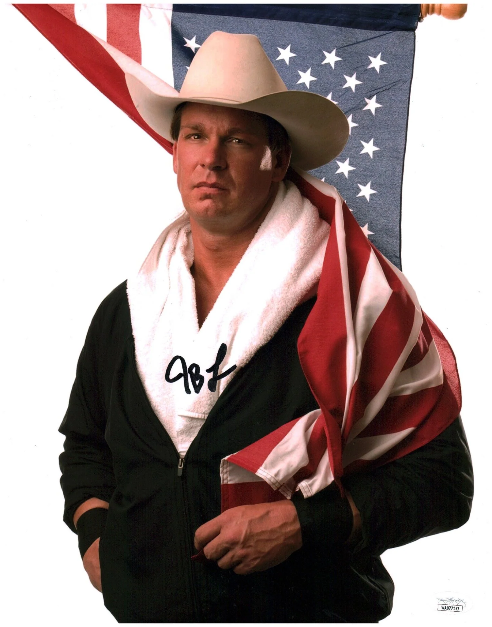 John Bradshaw Layfield JBL WWE Wrestling 11x14 Signed Photo Poster JSA COA Certified Autograph