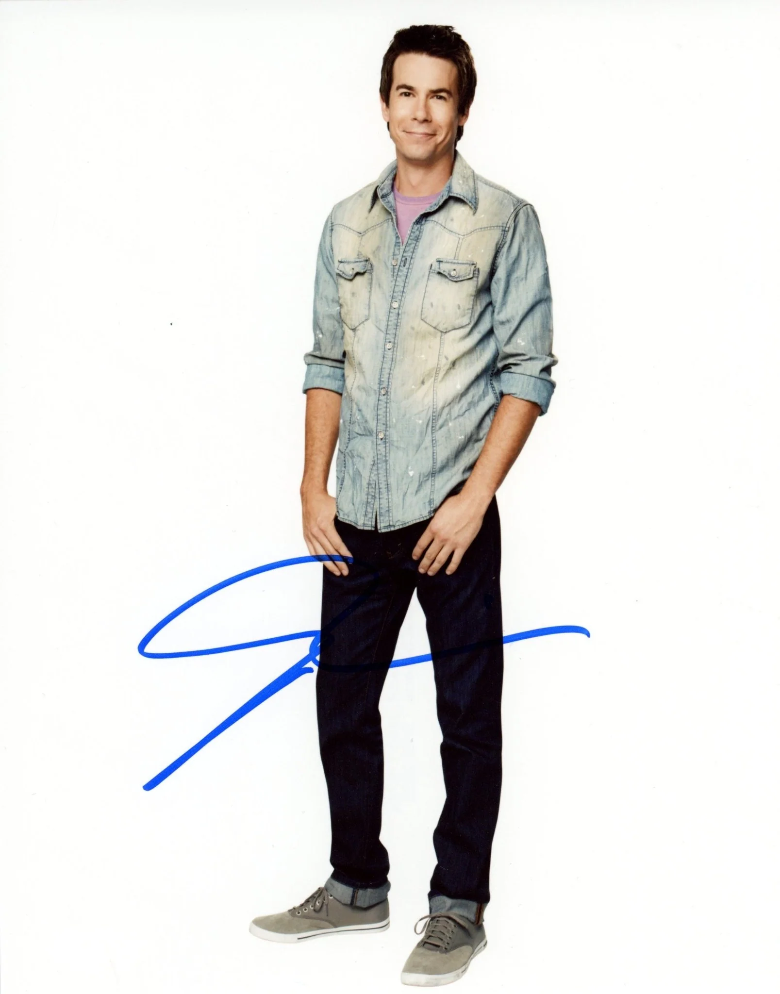 Jerry Trainor iCarly 8x10 Signed Photo JSA Certified Autograph - Image 2