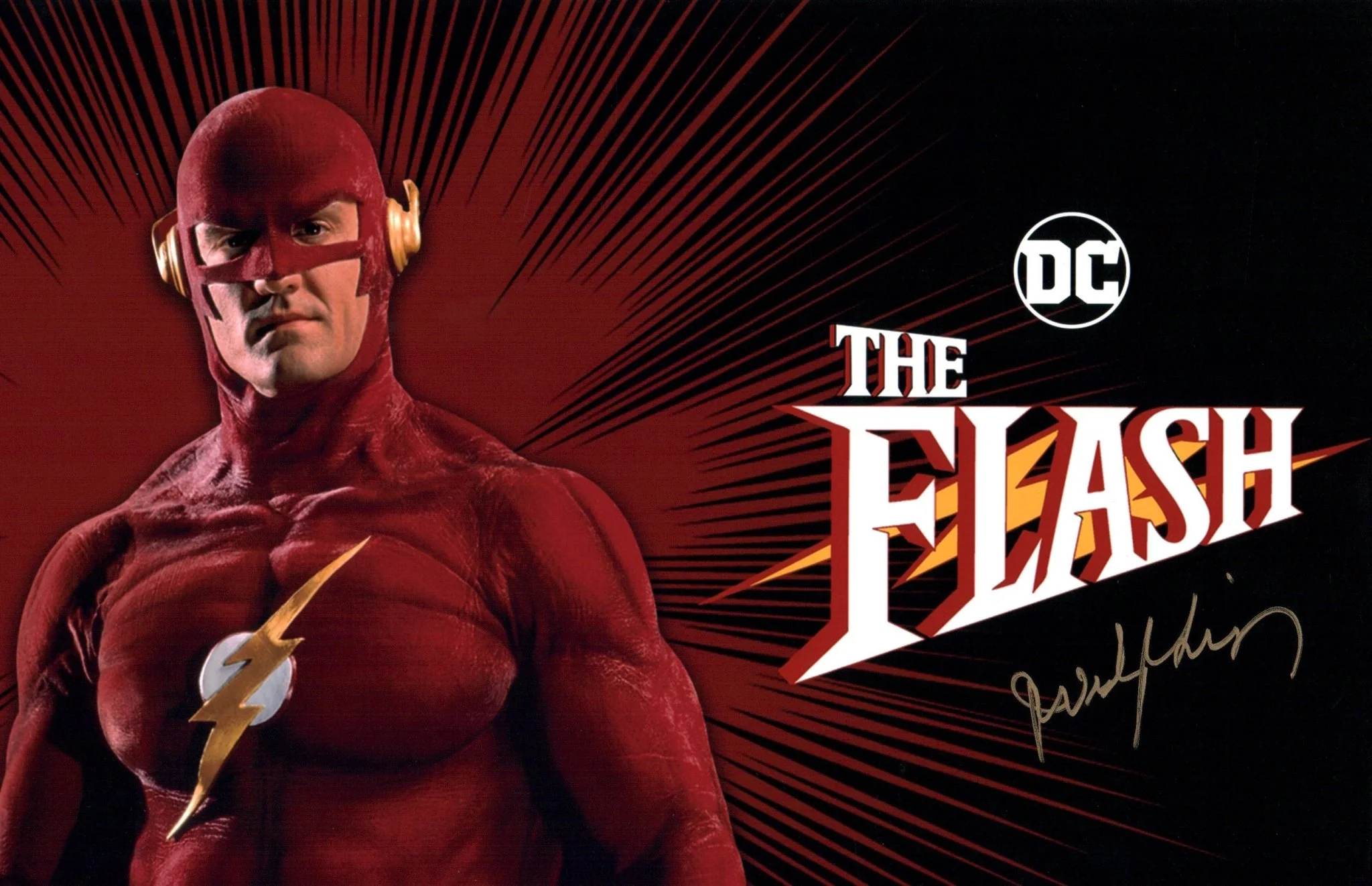 John Wesley Shipp The Flash 11x17 Photo Poster Signed JSA Certified Autograph - Image 2