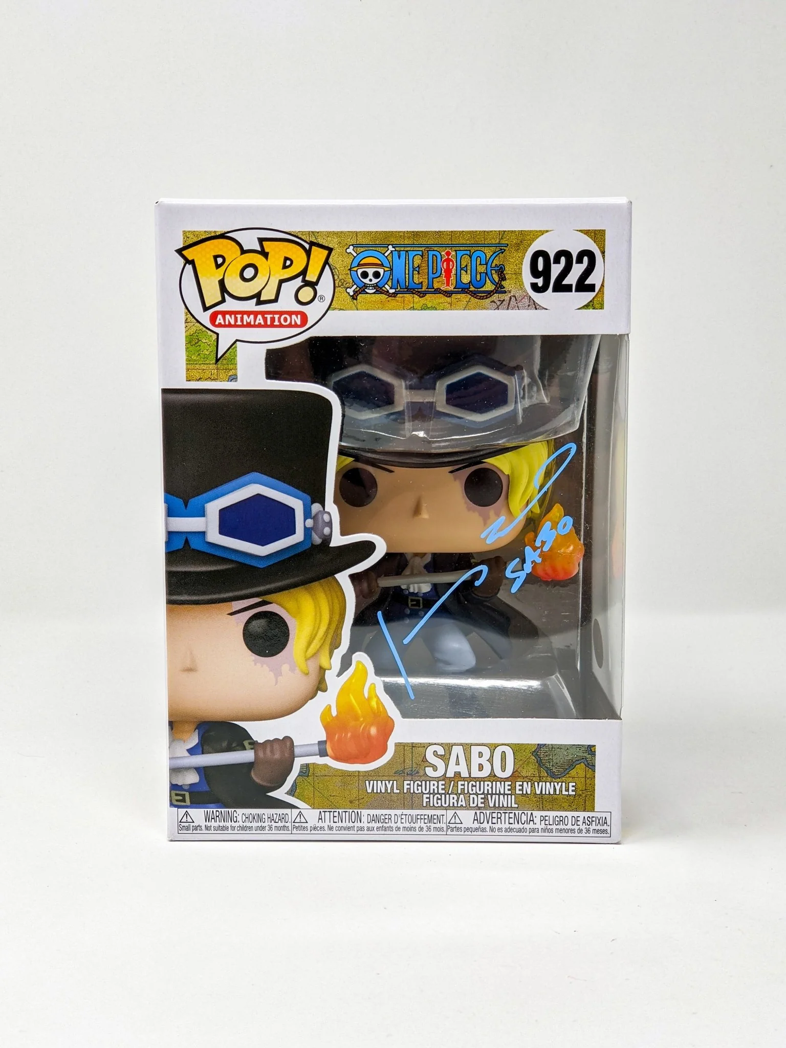 Johnny Yong Bosch One Piece Sabo #922 Signed Funko POP JSA Certified Autograph - Image 2