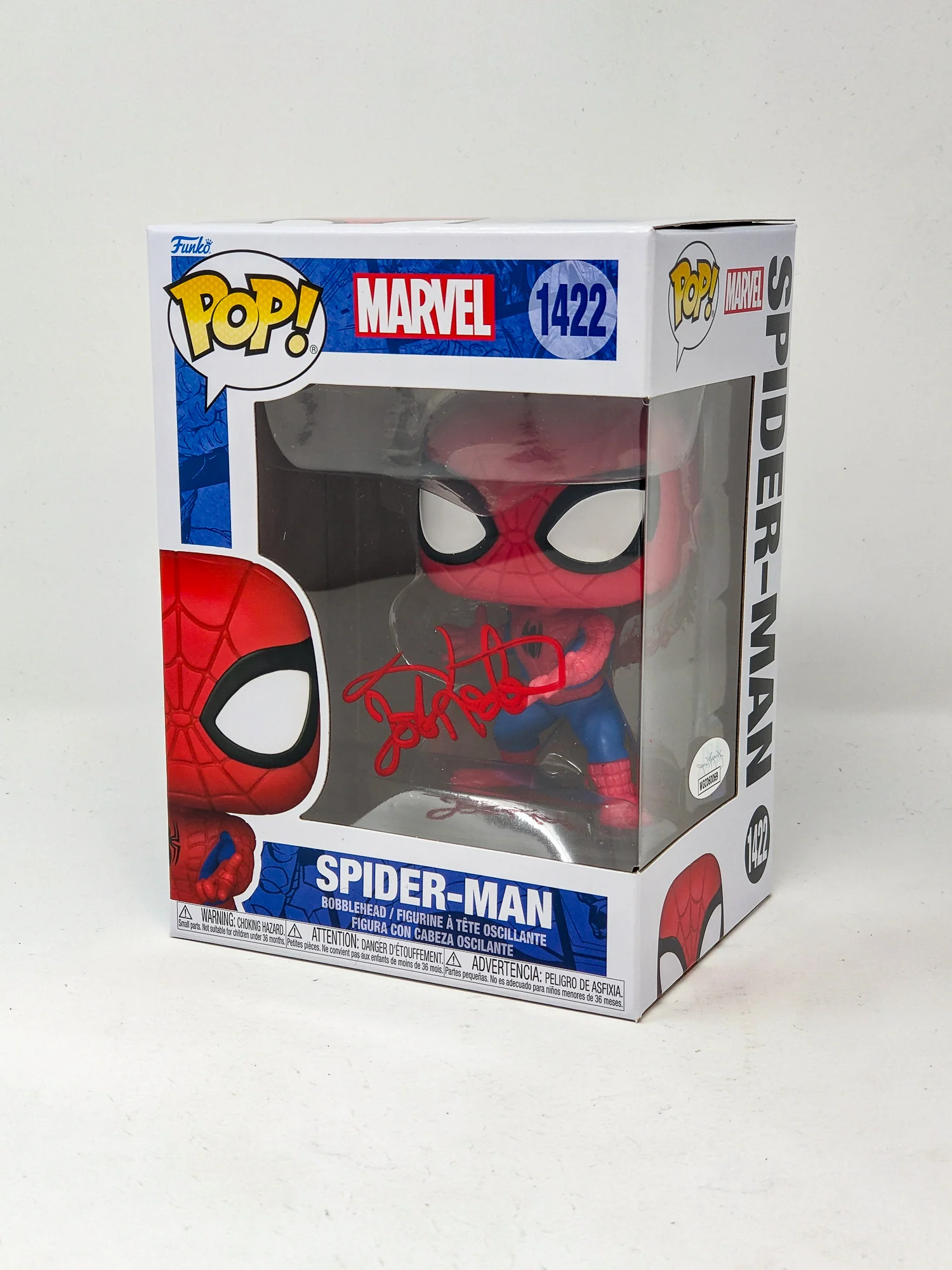 Josh Keaton Marvel Spider-Man #1422 Signed Funko Pop JSA Certified Autograph