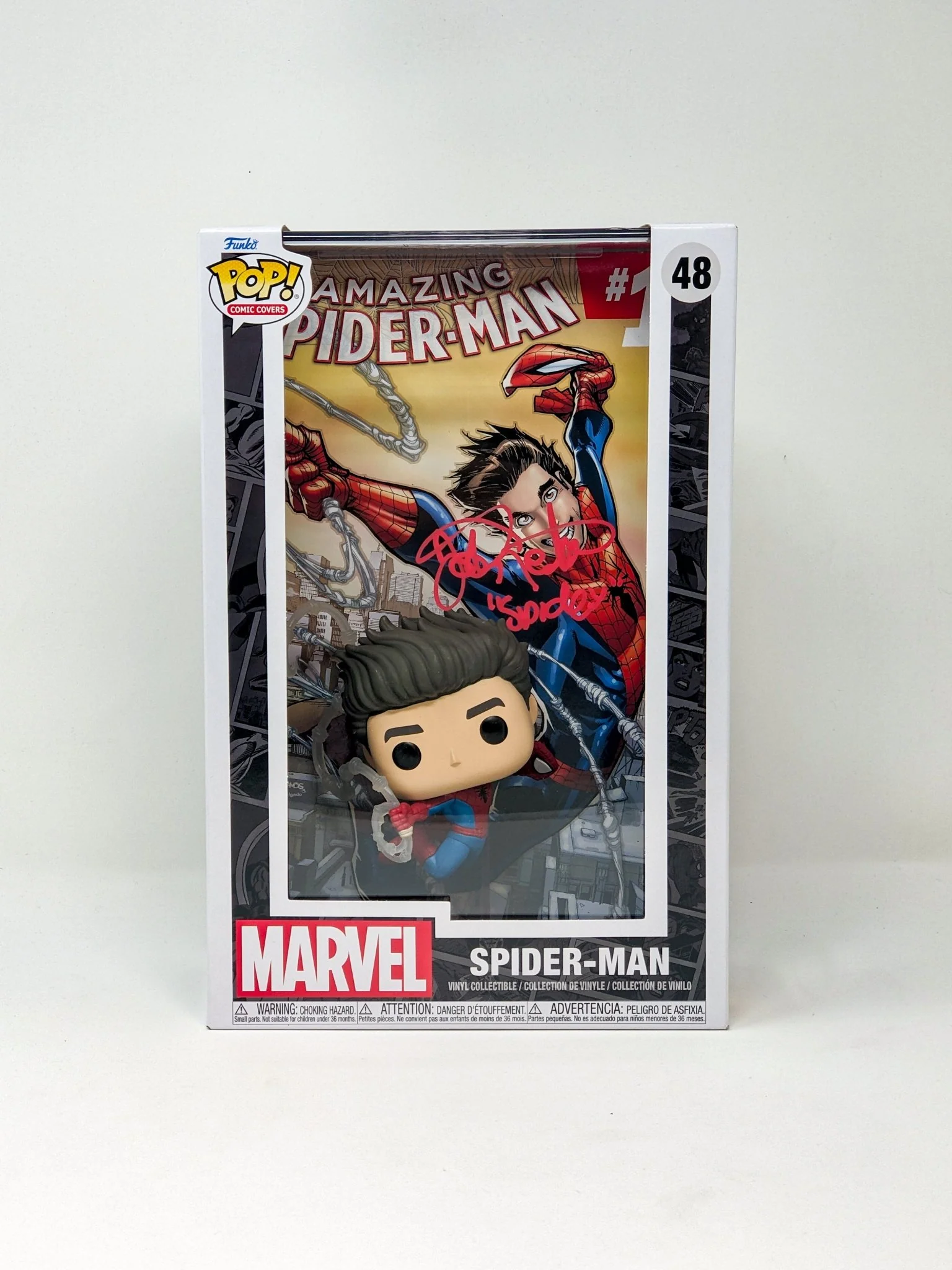 Josh Keaton Marvel SPIDER-MAN Signed Funko Pop Comic Cover JSA Certified Autograph - Image 4