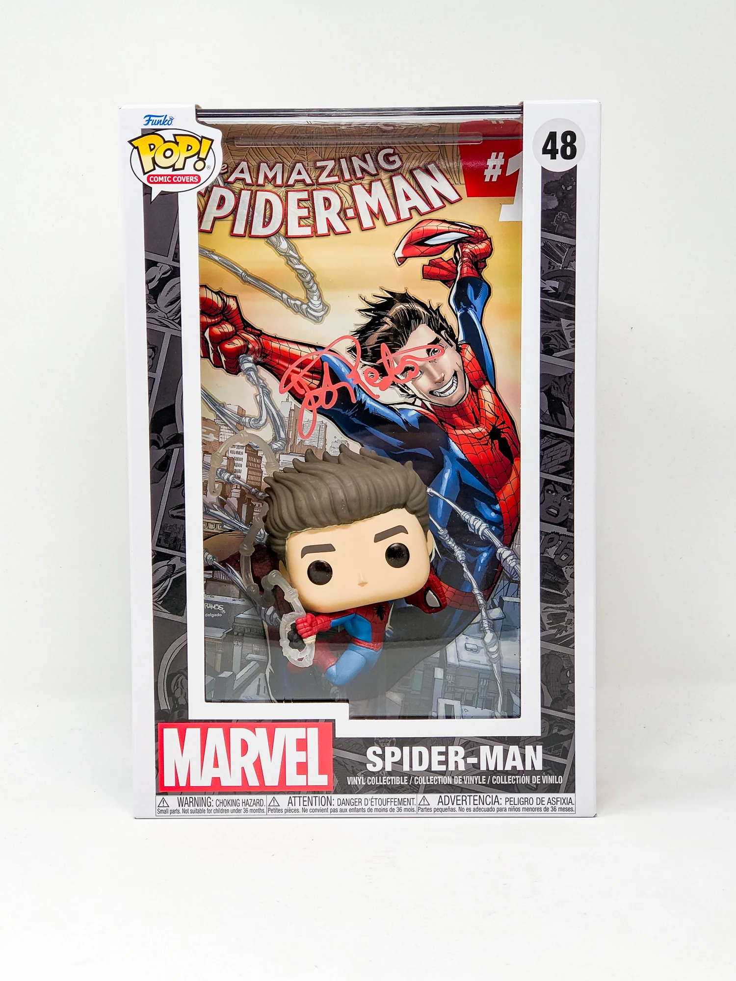 Josh Keaton Marvel SPIDER-MAN Signed Funko Pop Comic Cover JSA Certified Autograph - Image 5