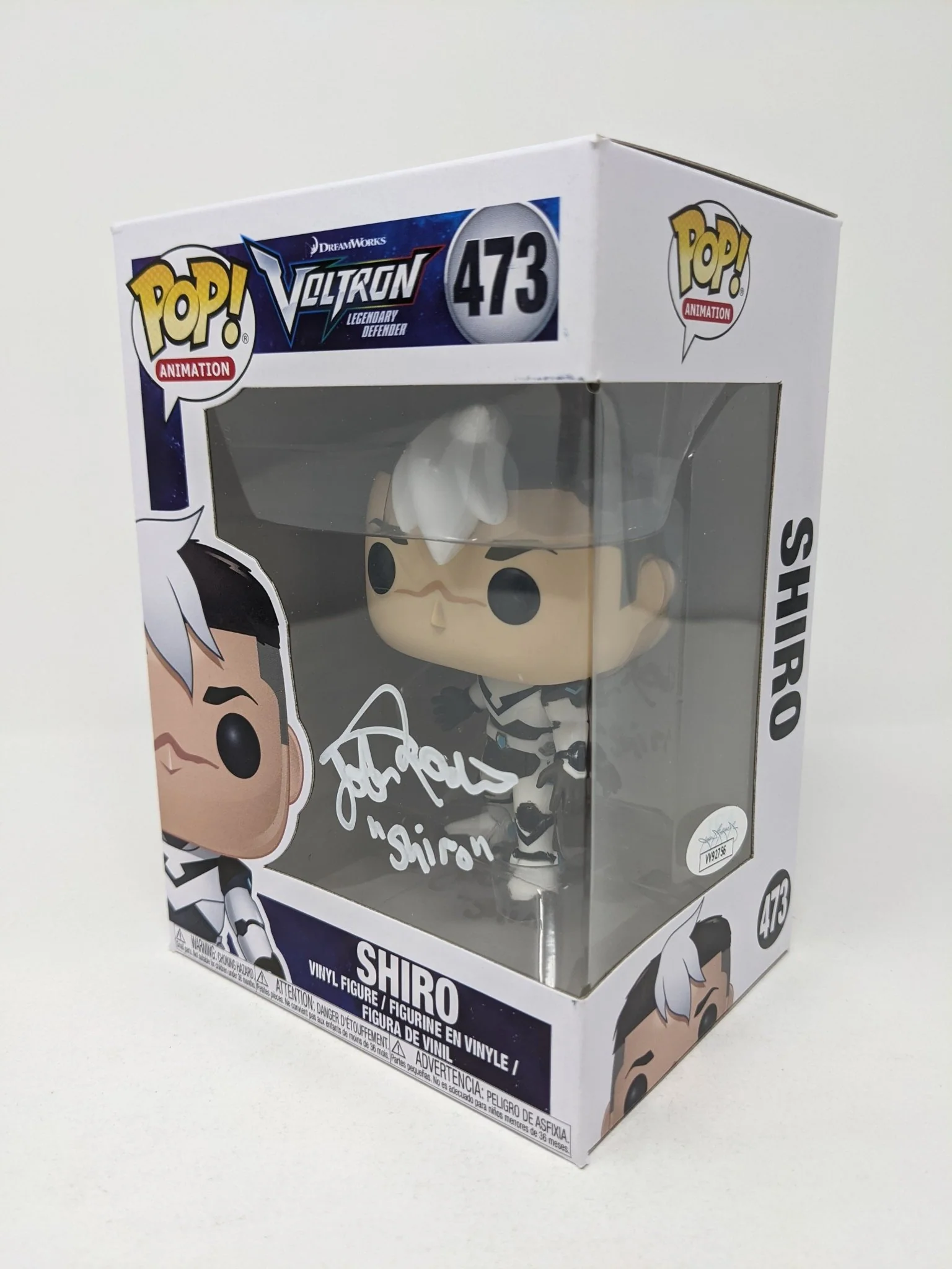 Josh Keaton Voltron Shiro #473 Signed Funko Pop JSA Certified Autograph
