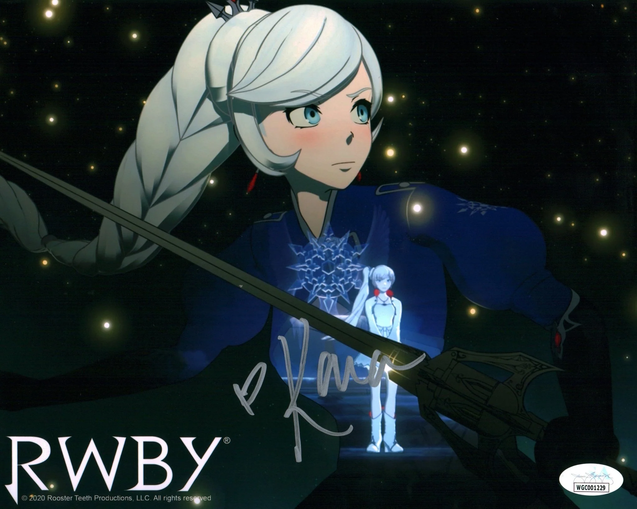 Kara Eberle RWBY 11x14 Signed Photo Poster JSA Certified Autograph