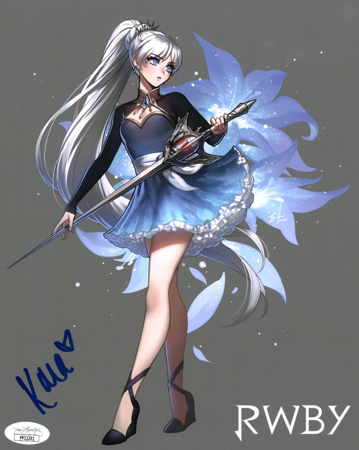 Kara Eberle RWBY 8x10 Signed Photo JSA Certified Autograph