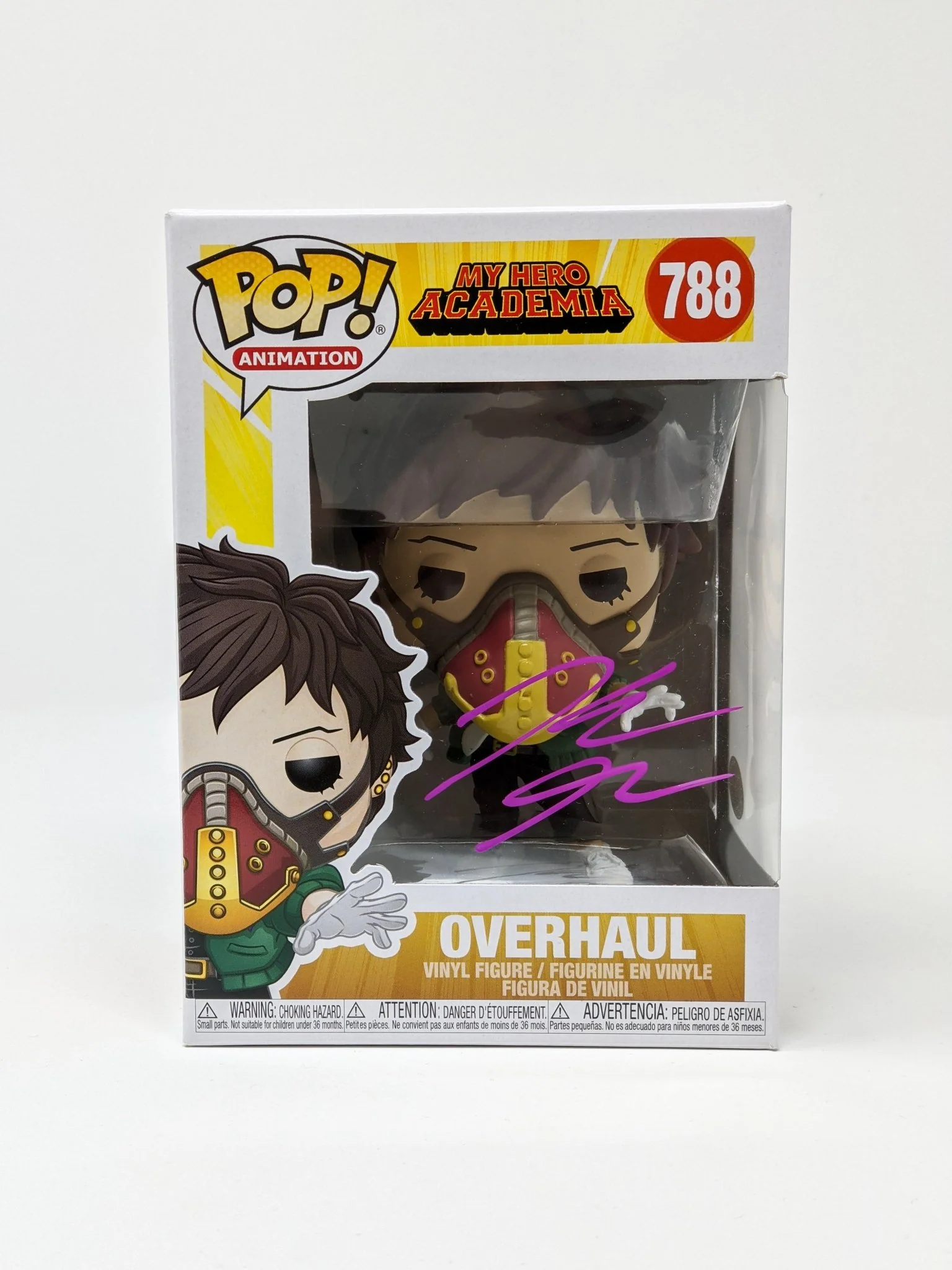Kellen Goff My Hero Academia Overhaul #788 Signed Funko Pop JSA Certified Autograph - Image 4