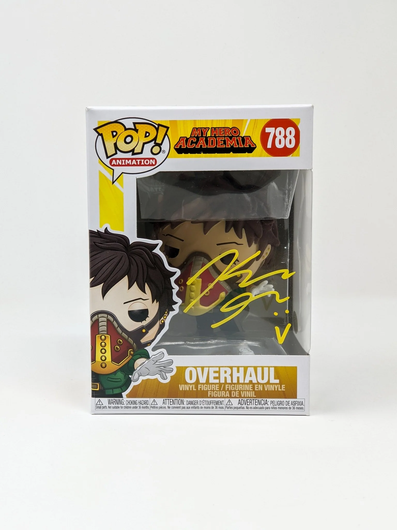 Kellen Goff My Hero Academia Overhaul #788 Signed Funko Pop JSA Certified Autograph - Image 5