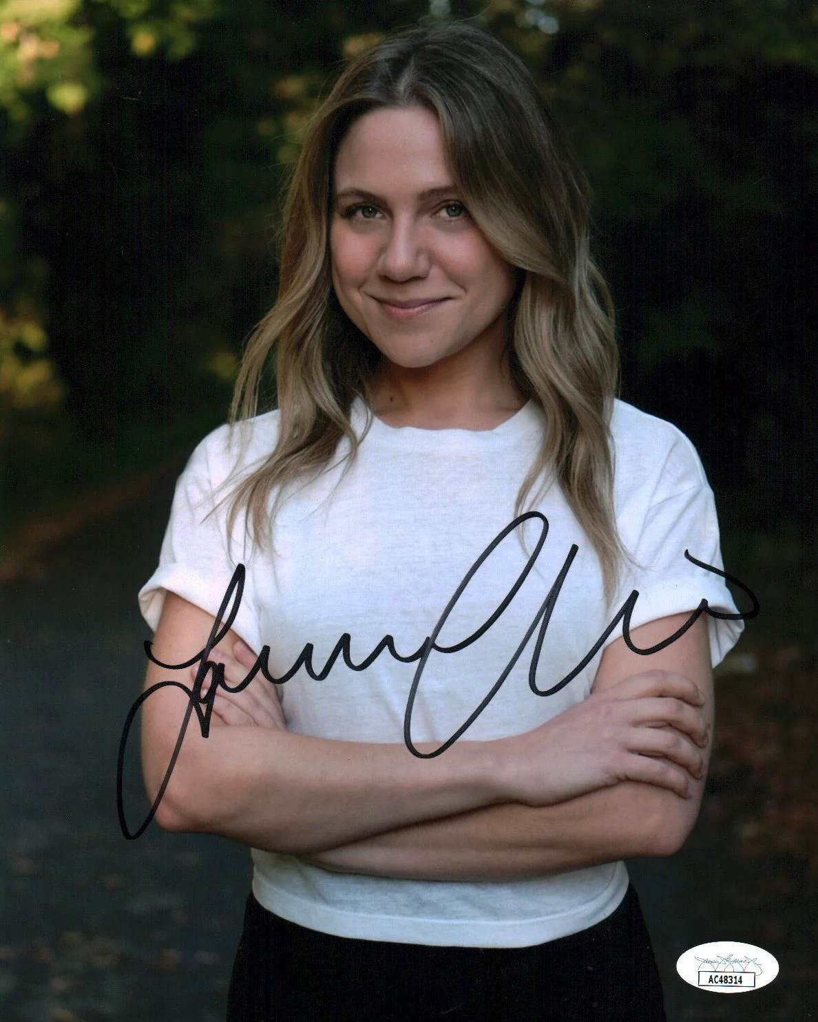 Lauren Collins Headshot 8x10 Signed Photo JSA Certified Autograph