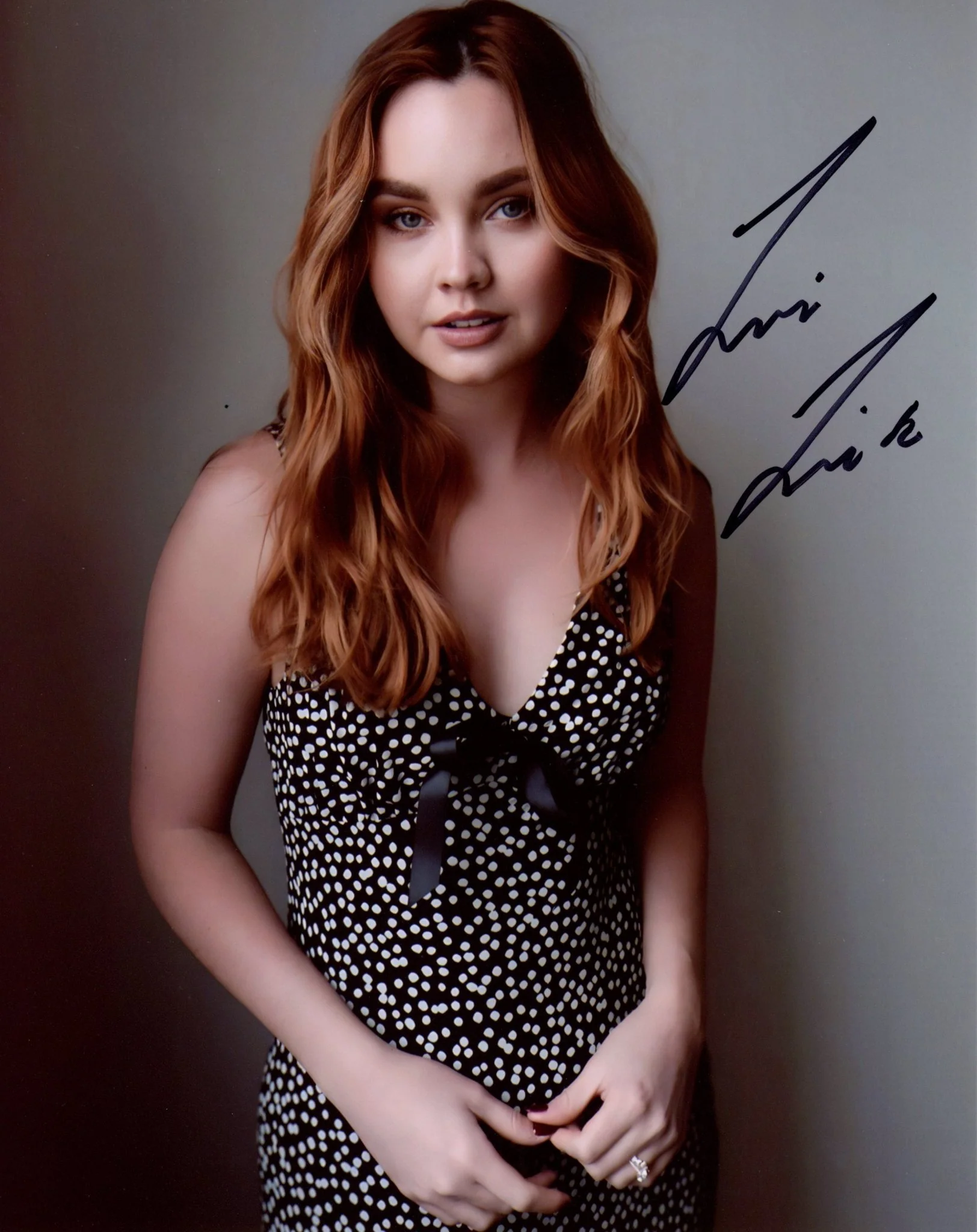 Liana Liberato Headshot 8x10 Signed Photo JSA Certified Autograph