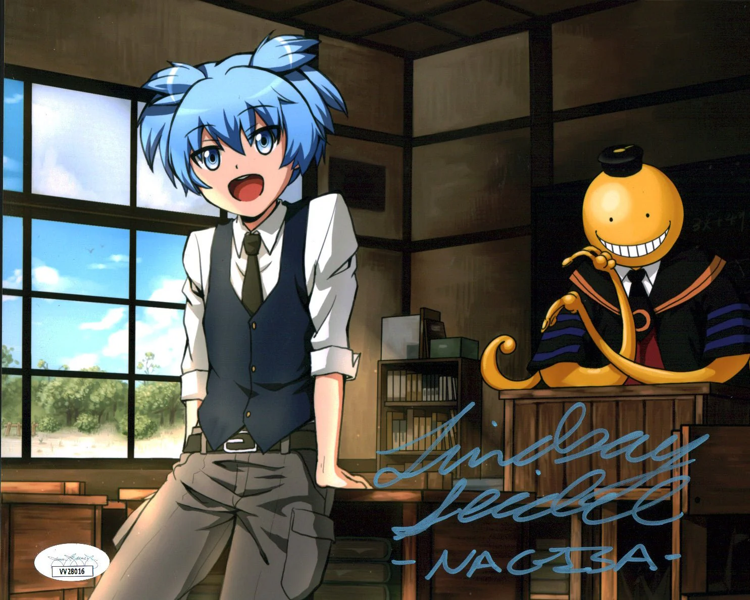 Lindsay Seidel Assassination Classroom 8x10 Signed Photo JSA Certified Autograph
