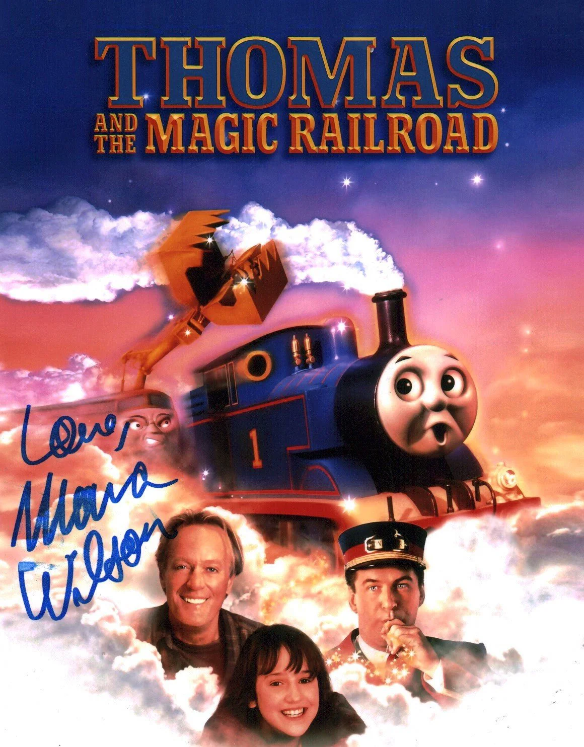 Mara Wilson Thomas and The Magic Railroad 8x10 Signed Photo JSA Certified Autograph