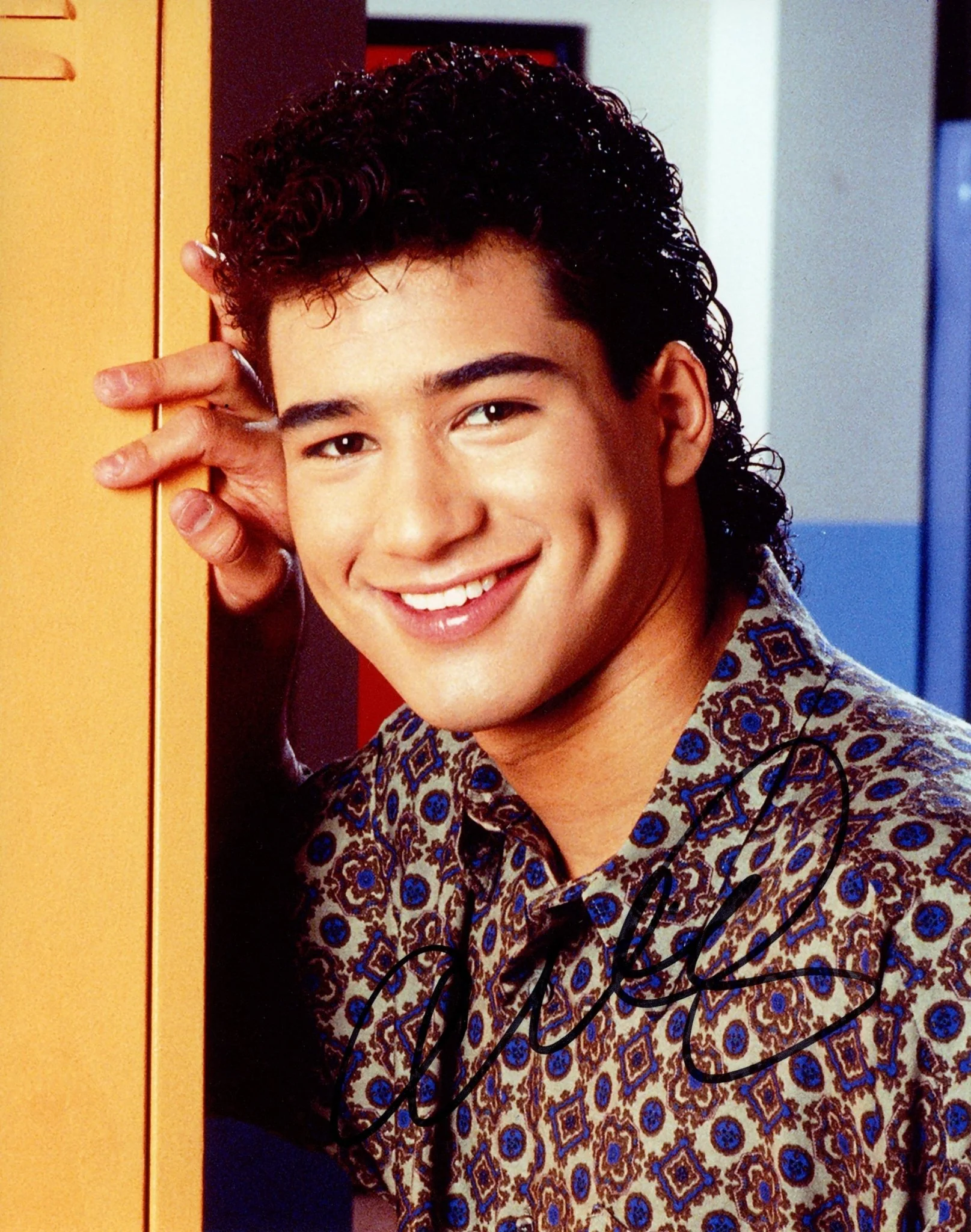 Mario Lopez Saved by the Bell 8x10 Signed Photo JSA Certified Autograph