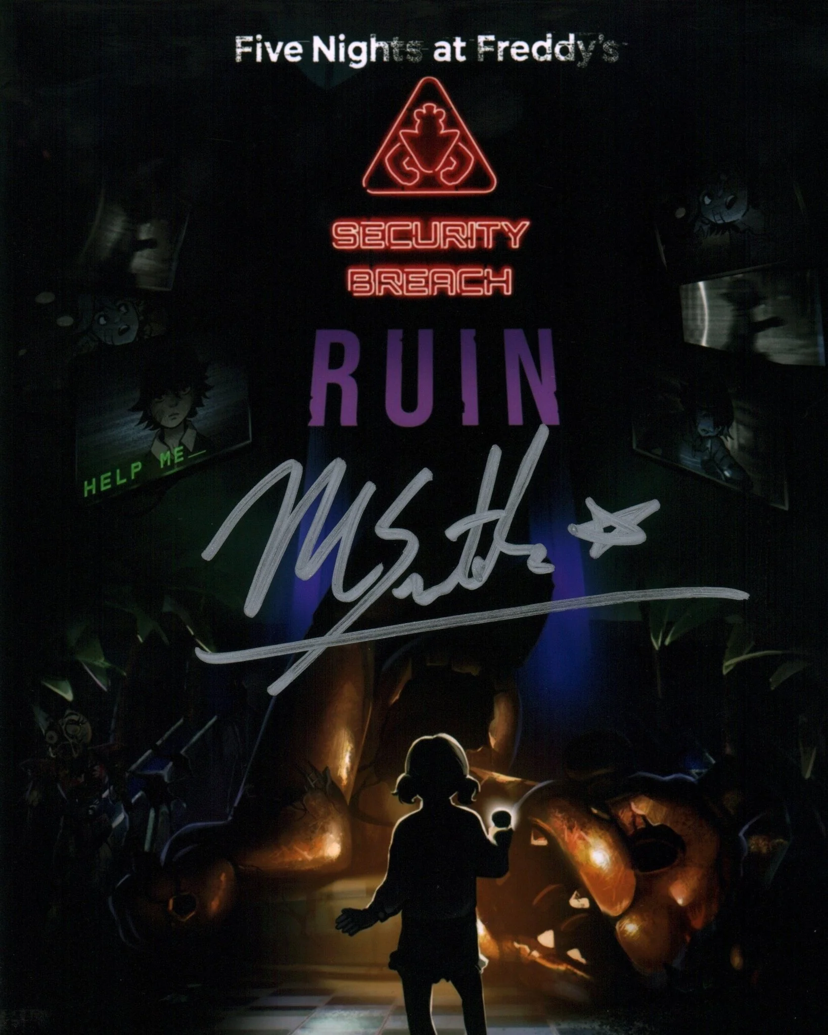 Marta Svetek Five Nights at Freddy's 8x10 Signed Photo JSA Certified Autograph