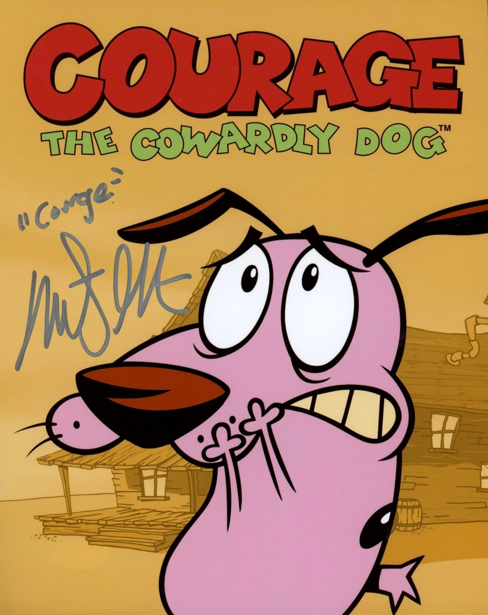Marty Grabstein Courage the Cowardly Dog 8x10 Signed Photo JSA Certified Autograph - Image 3