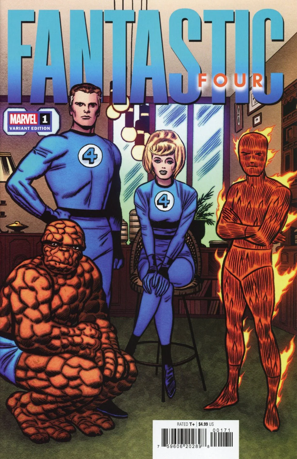 Marvel Fantastic Four #1 (2022) Jack Kirby 1:50 Variant Edition Comic Book - Image 2