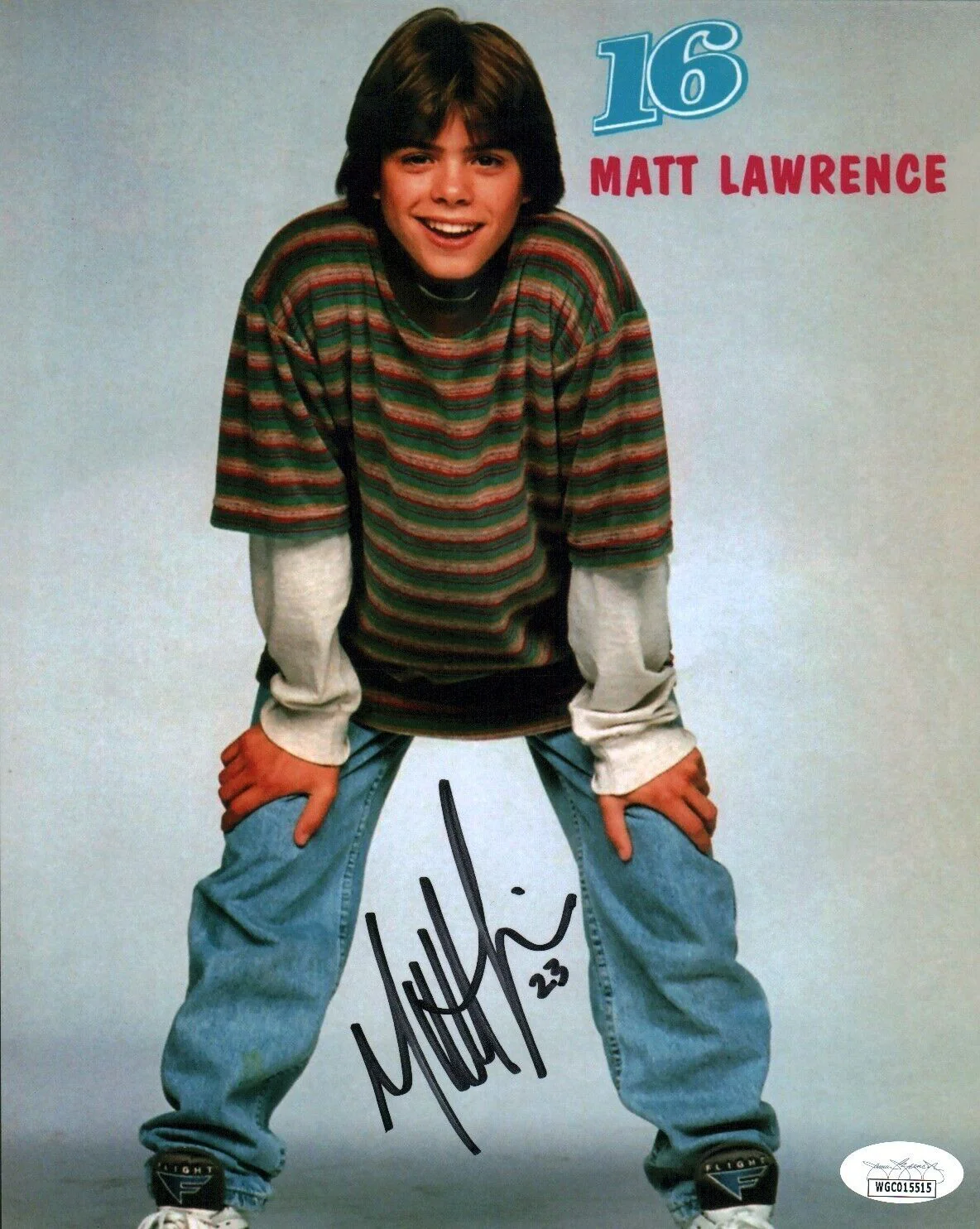 Matthew Lawrence 16 Magazine 8x10 Photo Signed JSA Certified Autograph - Image 2