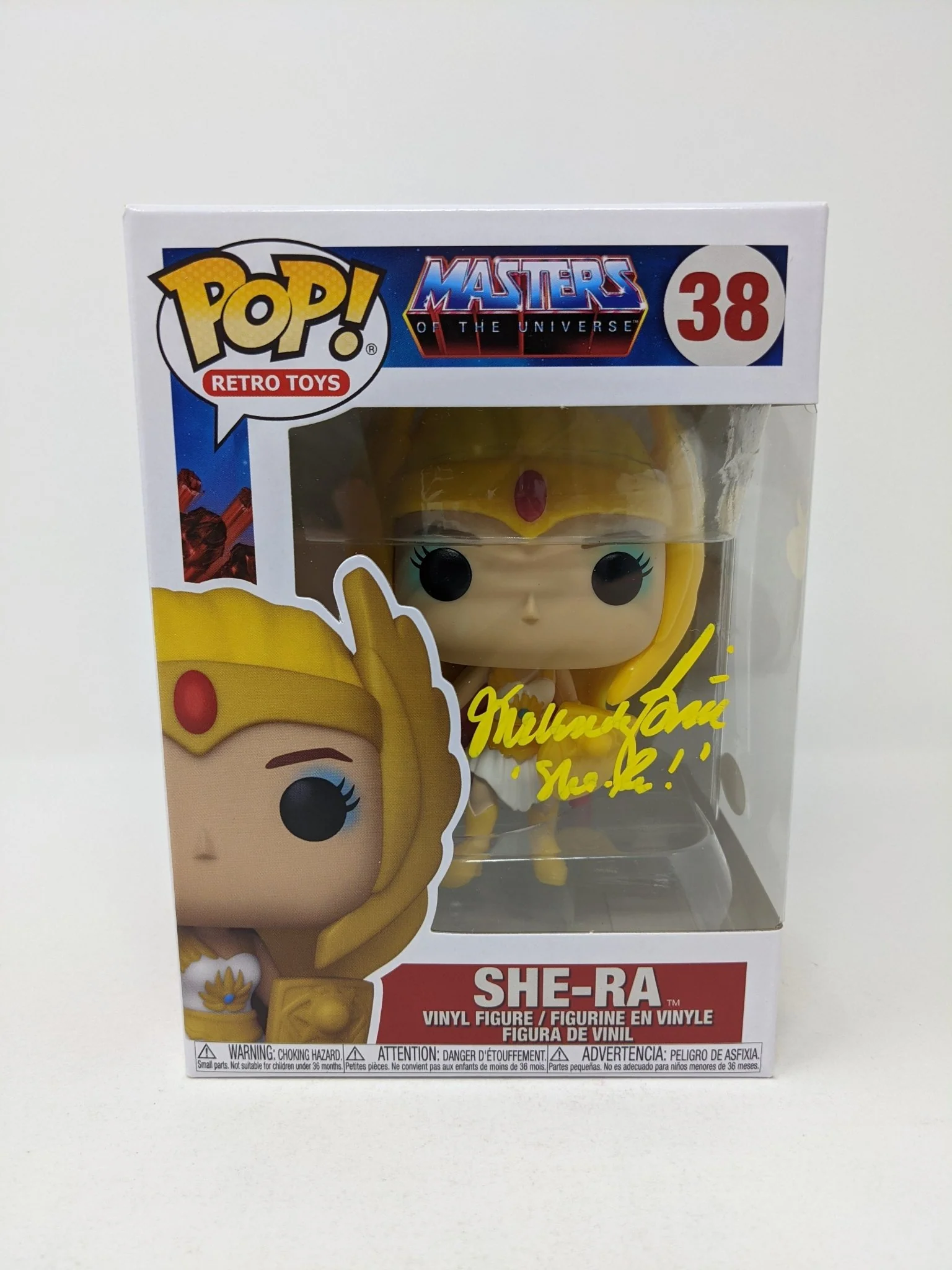 Melendy Britt MOTU She-Ra #38 Signed Funko Pop JSA Certified Autograph - Image 2