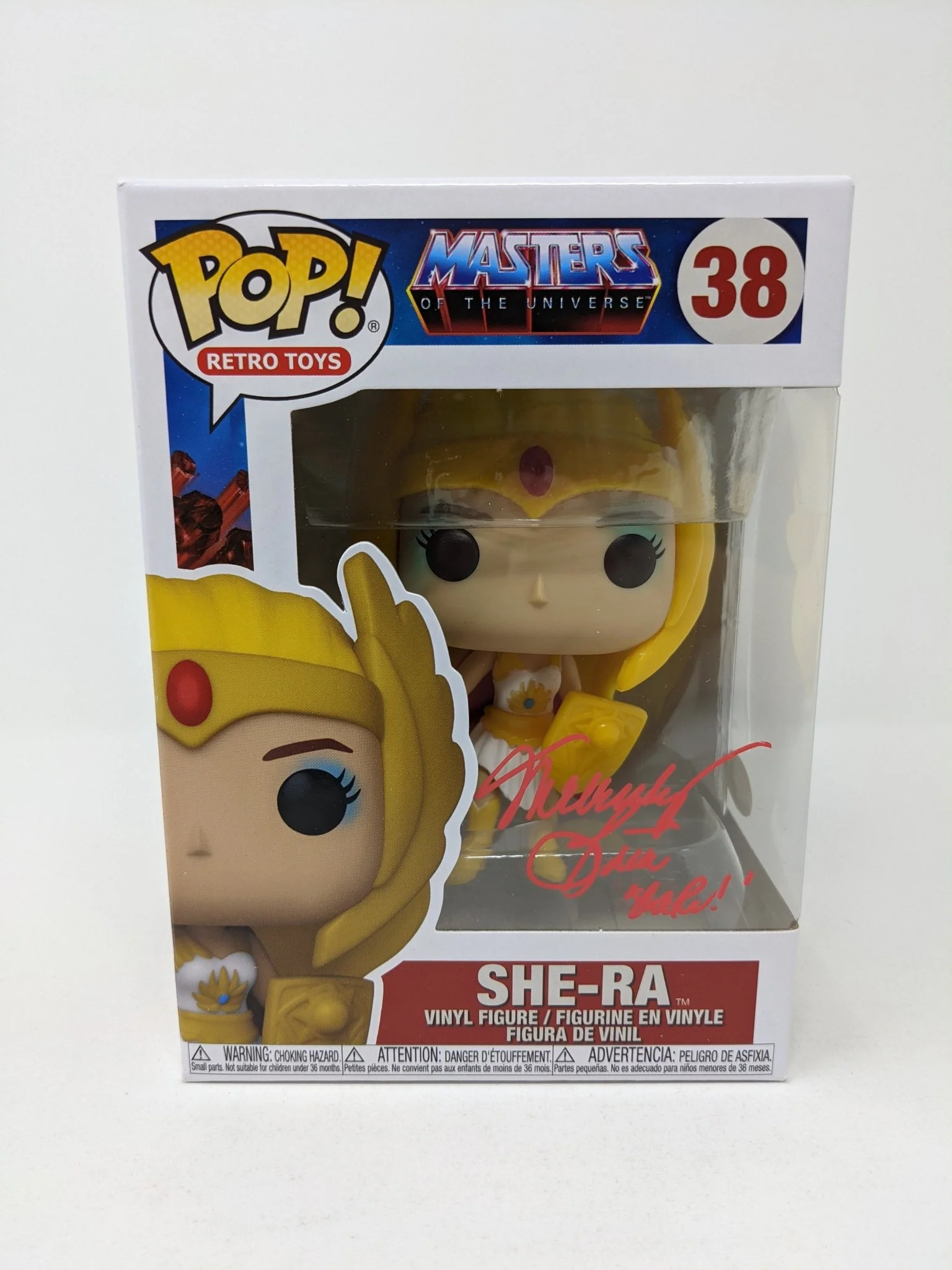 Melendy Britt MOTU She-Ra #38 Signed Funko Pop JSA Certified Autograph - Image 3