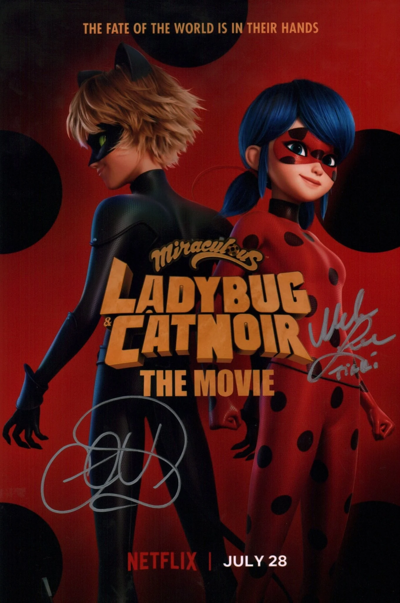 Miraculous The Movie 8x12 Photo Signed Vee, Lee JSA Certified Autograph