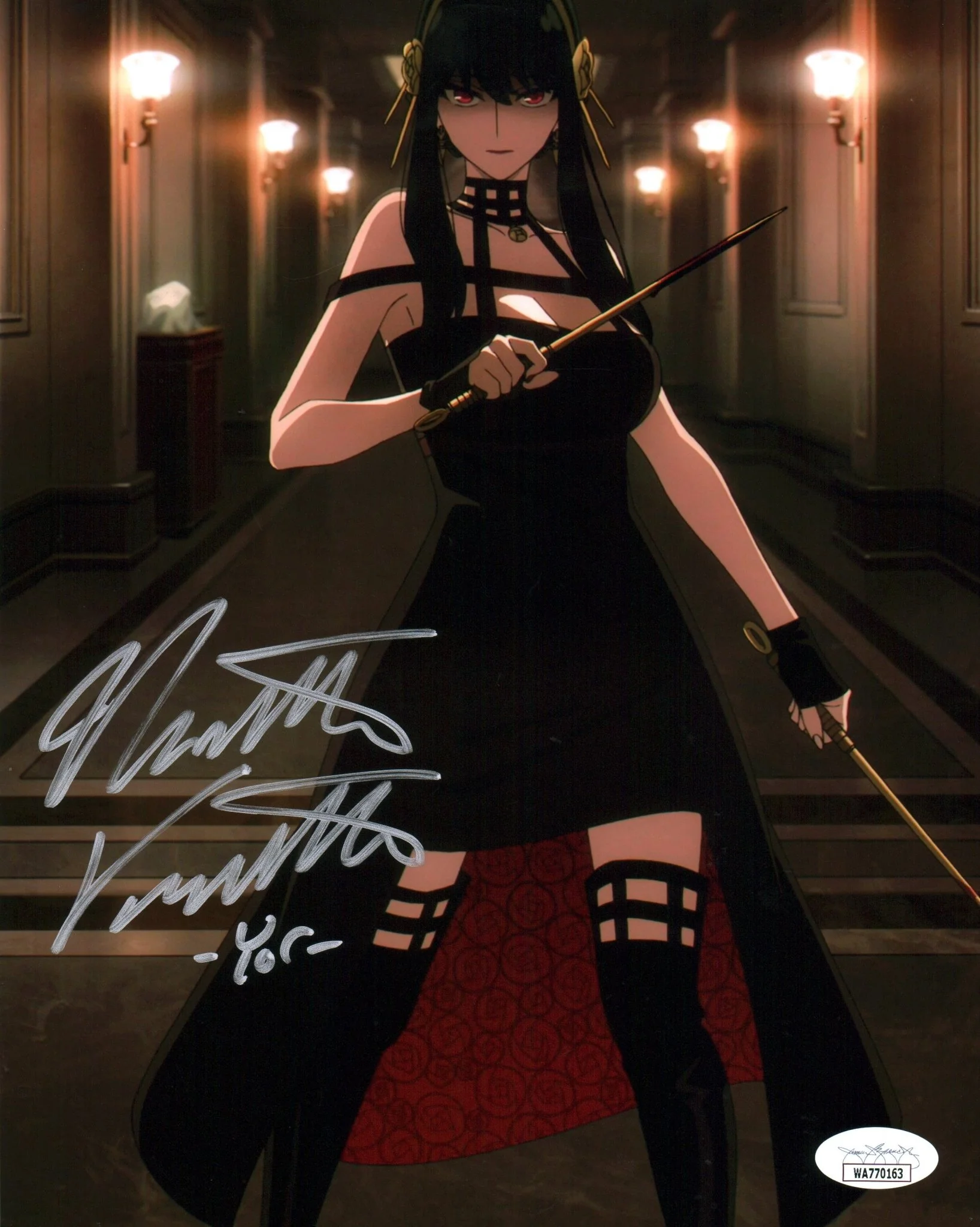 Natalie Van Sistine Spy X Family 8x10 Signed Photo JSA Certified Autograph
