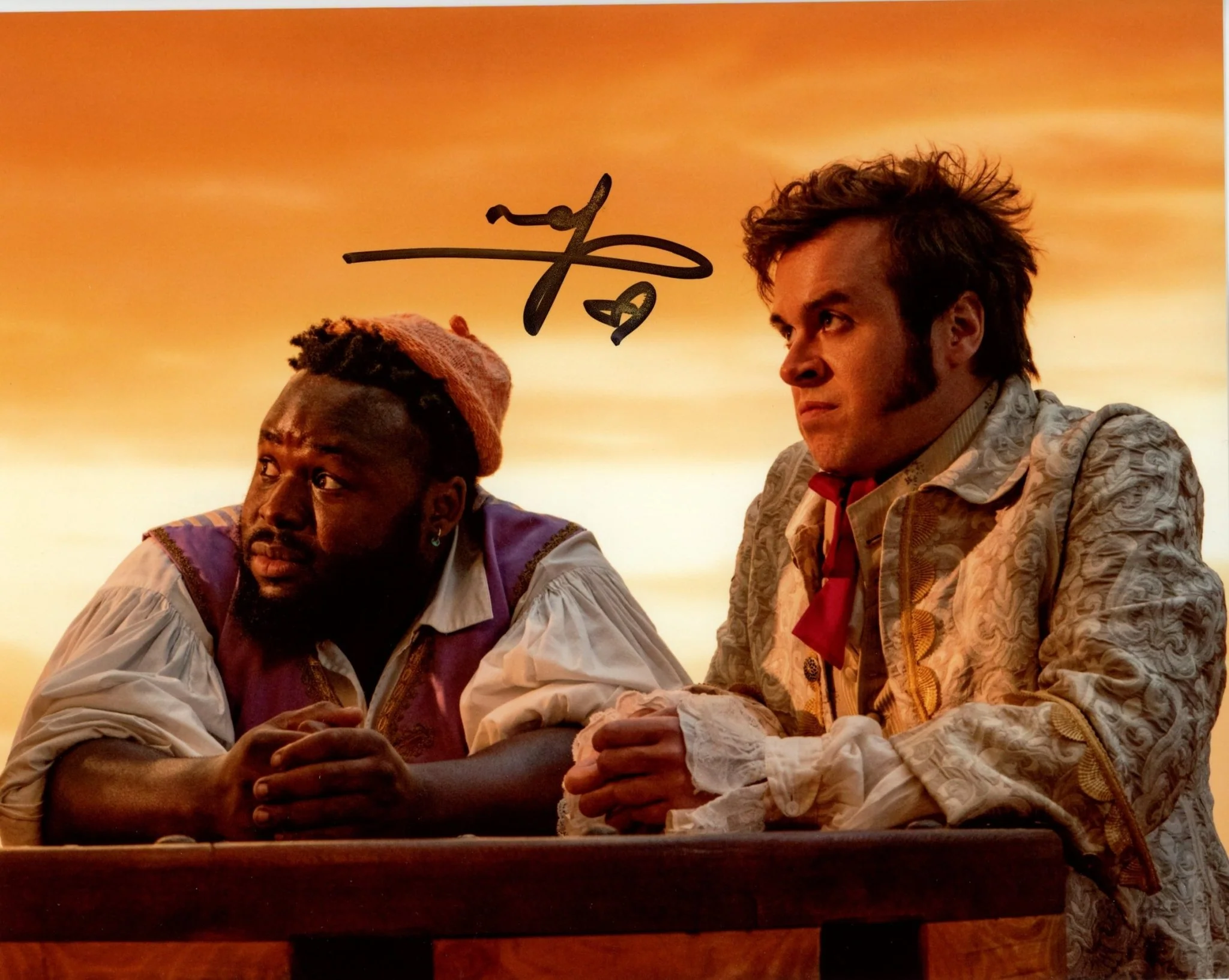 Nathan Foad Our Flag Means Death 8x10 Signed Photo (Smudged) JSA Certified Autograph - Image 3