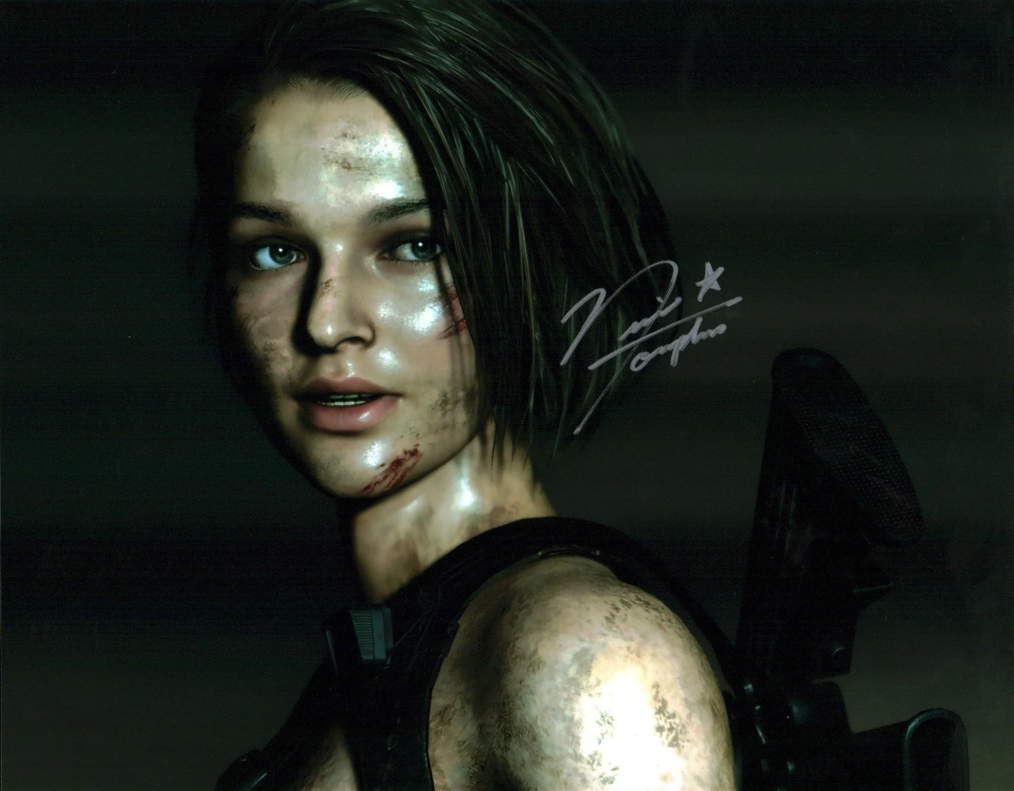 Nicole Tompkins Resident Evil 11x14 Cast Signed Photo Poster JSA Certified Autograph