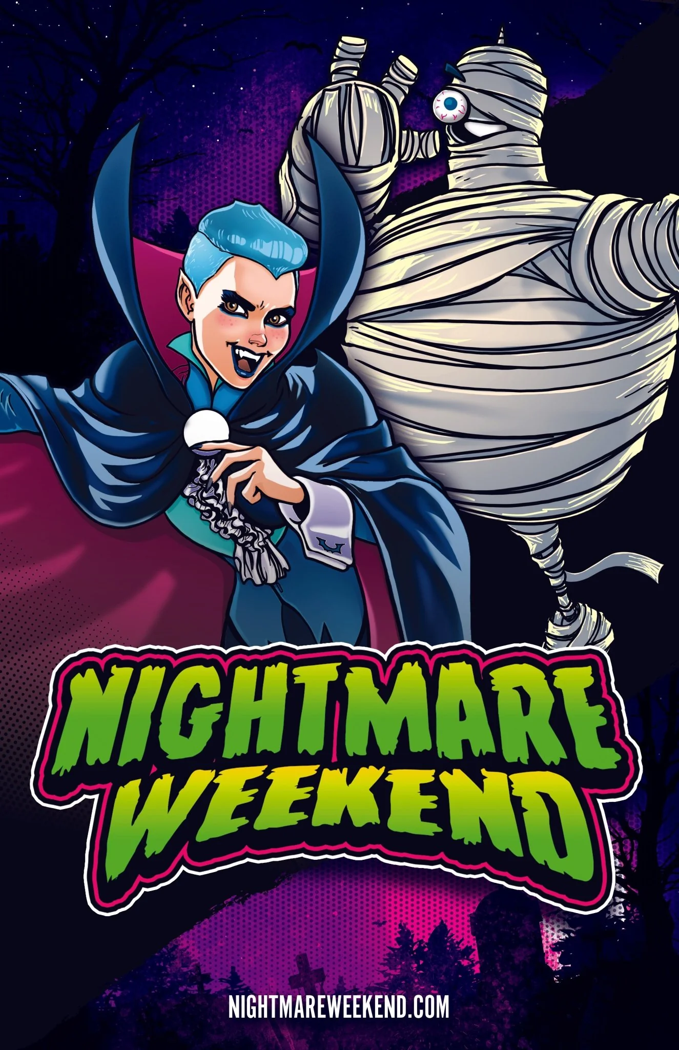 Nightmare Weekend 11×17 Limited Edition Art Print