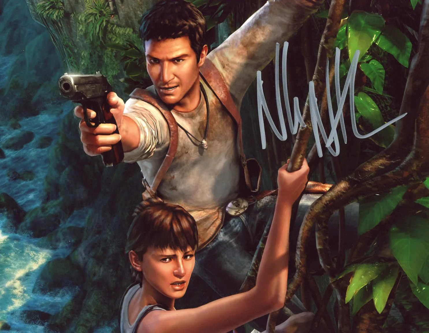Nolan North Uncharted 8x10 Signed Photo JSA Certified Autograph