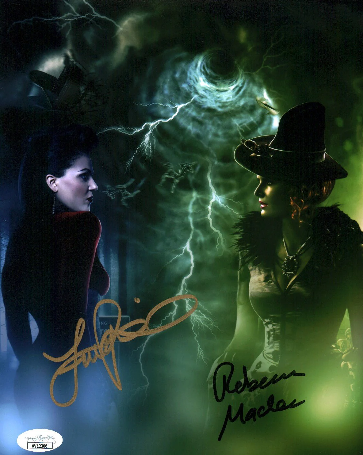 Once Upon A Time 8x10 Photo Parrilla Mader Signed JSA Certified Autograph