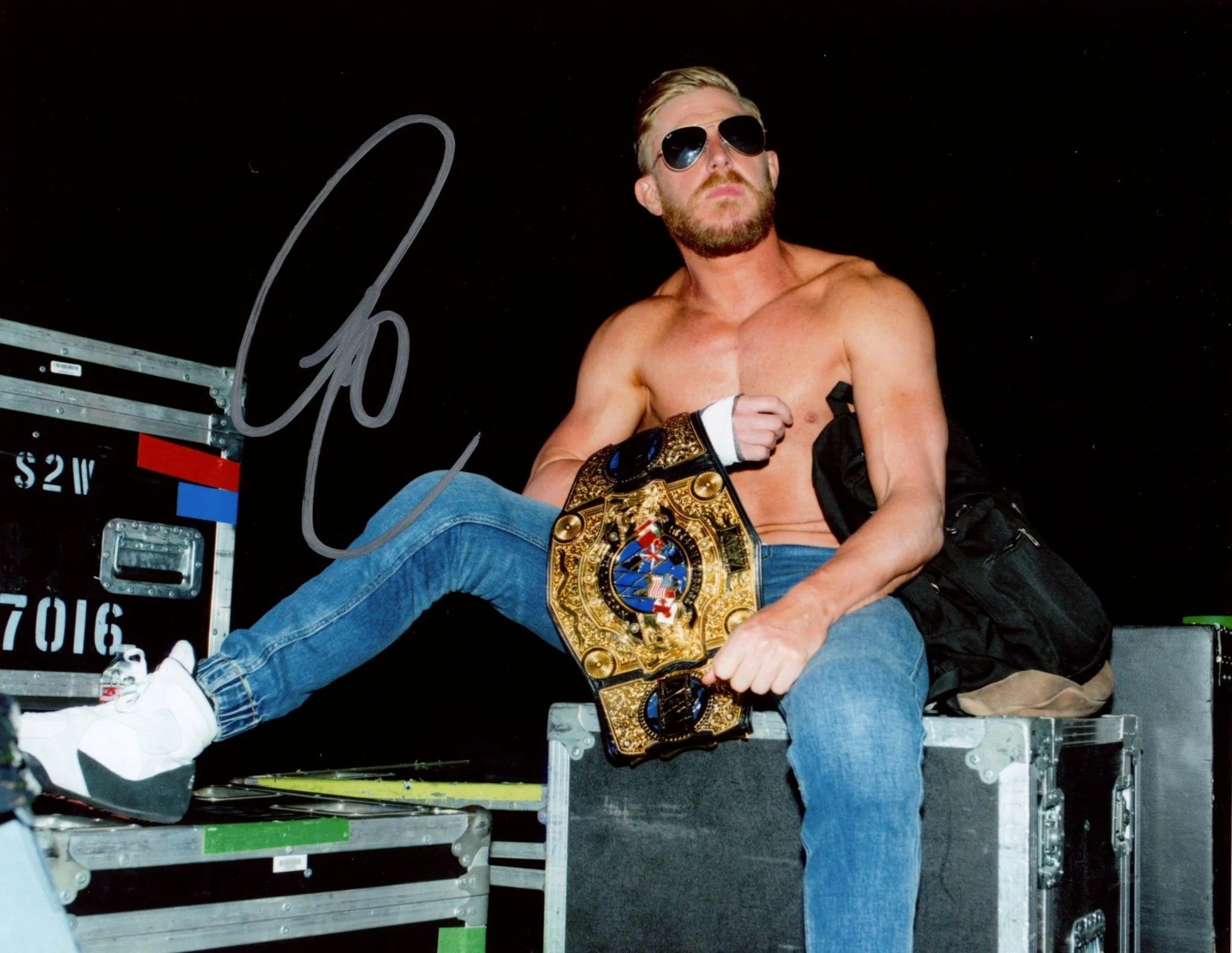 Orange Cassidy AEW Wrestling 8x10 Signed Photo JSA Certified Autograph