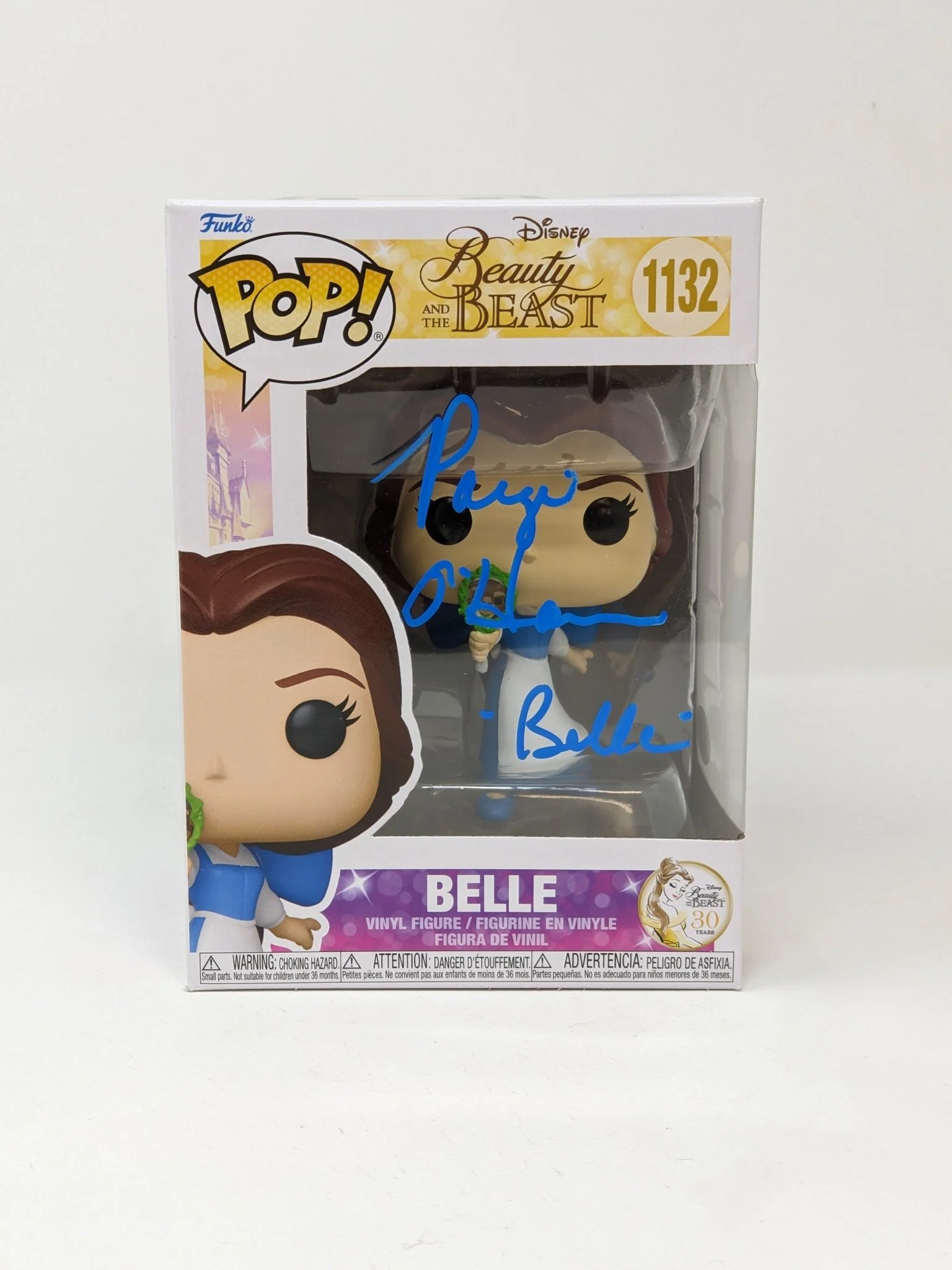 Paige O'Hara Disney Beauty and the Beast Belle #1132 Signed Funko Pop JSA Certified Autograph - Image 4