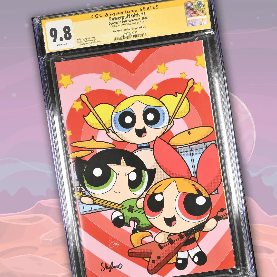 Powerpuff Girls #1 The Artist's Choice "Virgin" Edition CGC Signature Series 9.8 Signed by Skylar Godwin