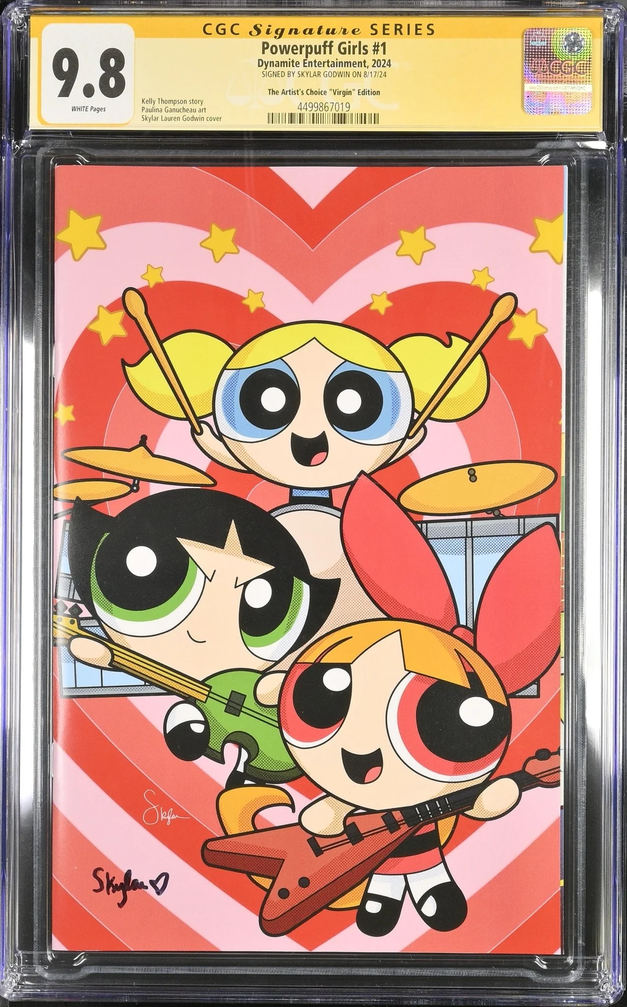 Powerpuff Girls #1 The Artist's Choice "Virgin" Edition CGC Signature Series 9.8 Signed by Skylar Godwin - Image 5