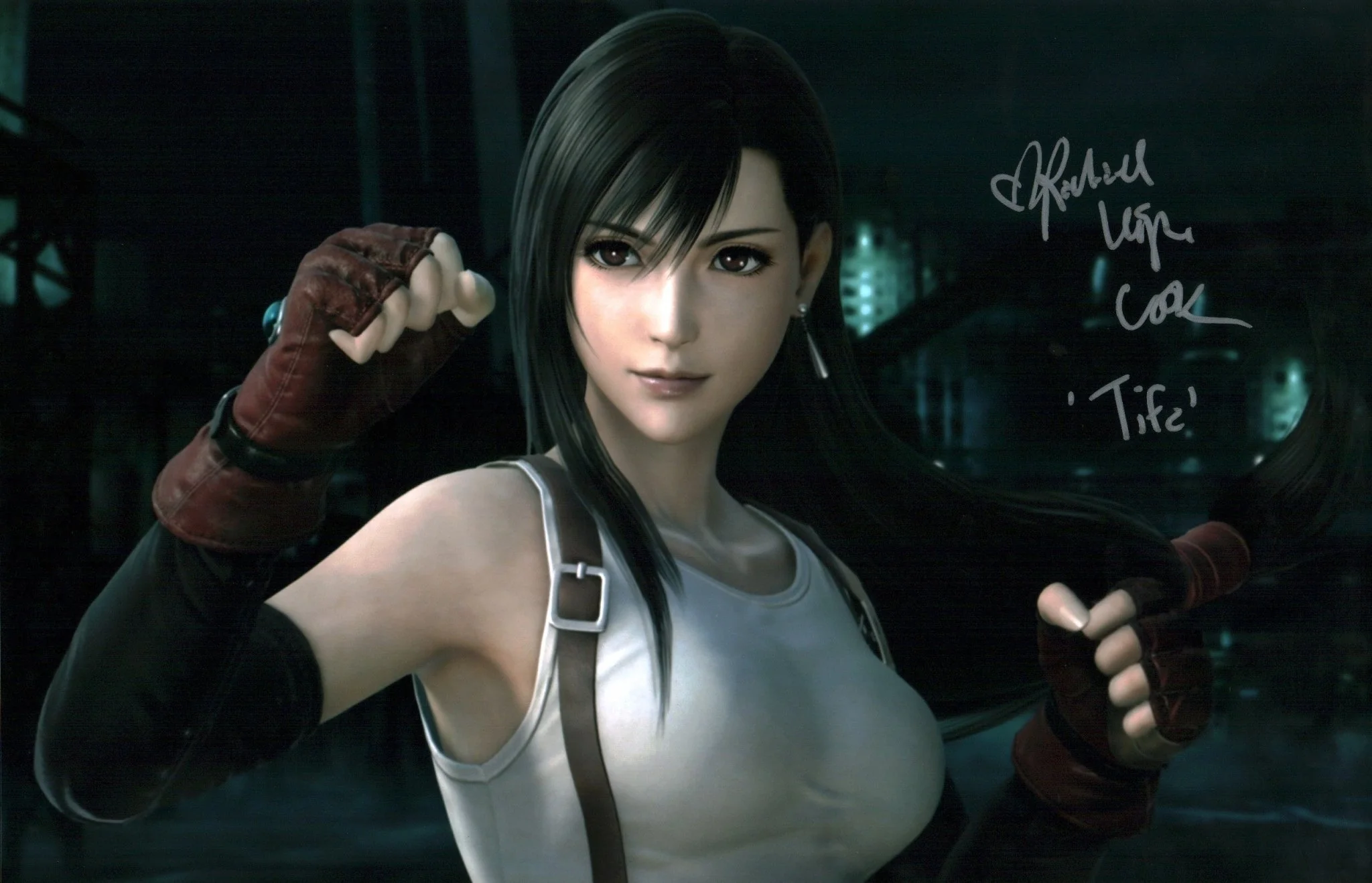 Rachael Leigh Cook Final Fantasy 11x17 Signed Photo Poster JSA Certified Autograph