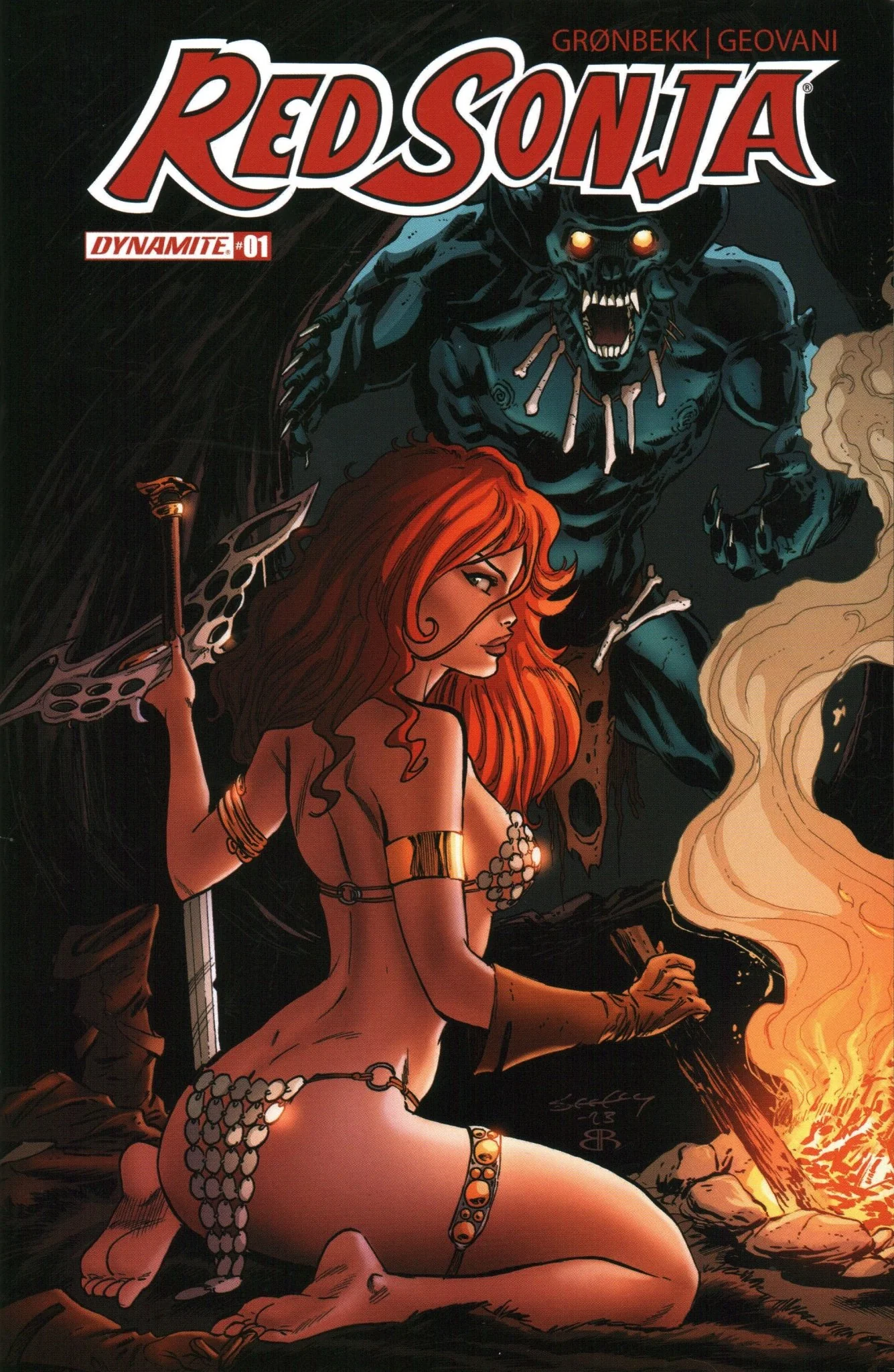 Red Sonja #1 Exclusive GalaxyCon Tim Seeley Trade Cover Variant Comic Book - Image 2