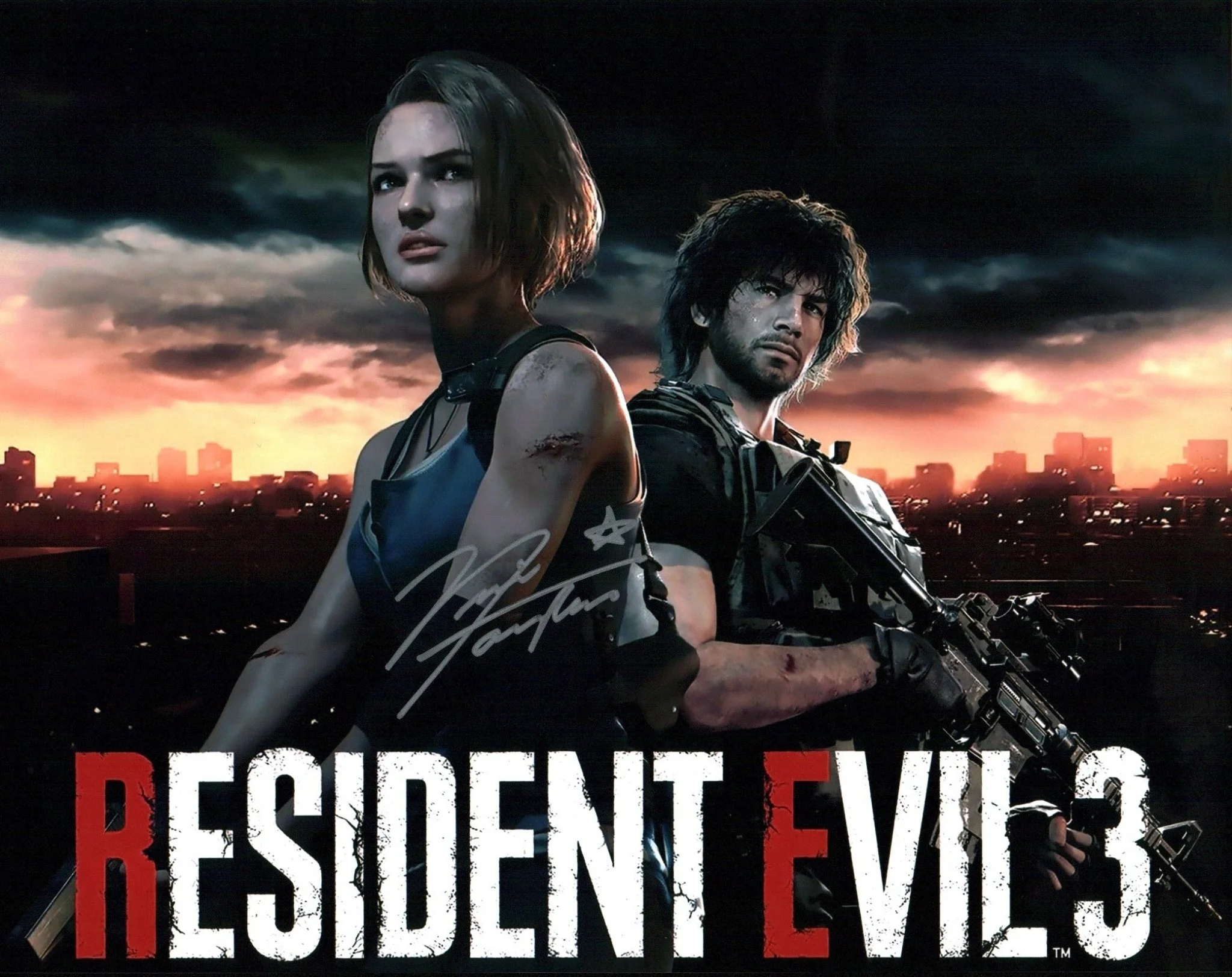 Nicole Tompkins Resident Evil 11x14 Cast Signed Photo Poster JSA Certified Autograph
