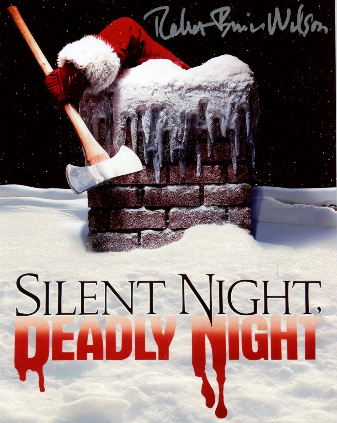 Robert Brian Wilson Silent Night, Deadly Night 8x10 Signed Photo JSA Certified Autograph
