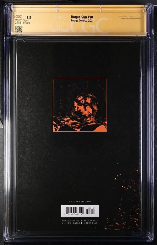 Rogue Sun #10  Image Comics CGC Signature Series 9.8 Signed Luana Vecchio - Image 3