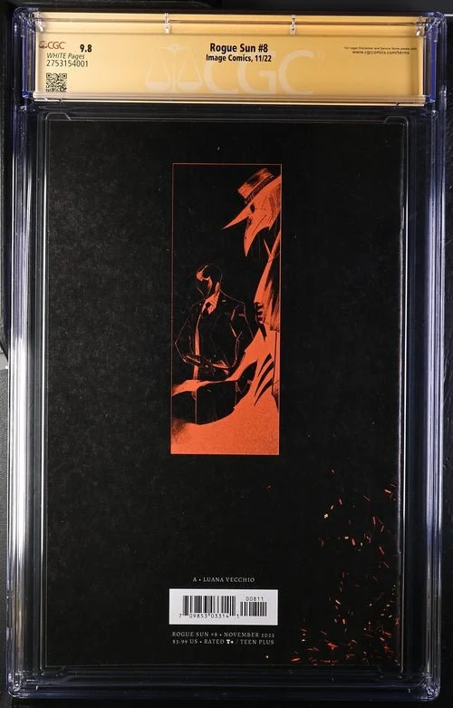 Rogue Sun #8 Image Comics CGC Signature Series 9.8 Signed Luana Vecchio - Image 3