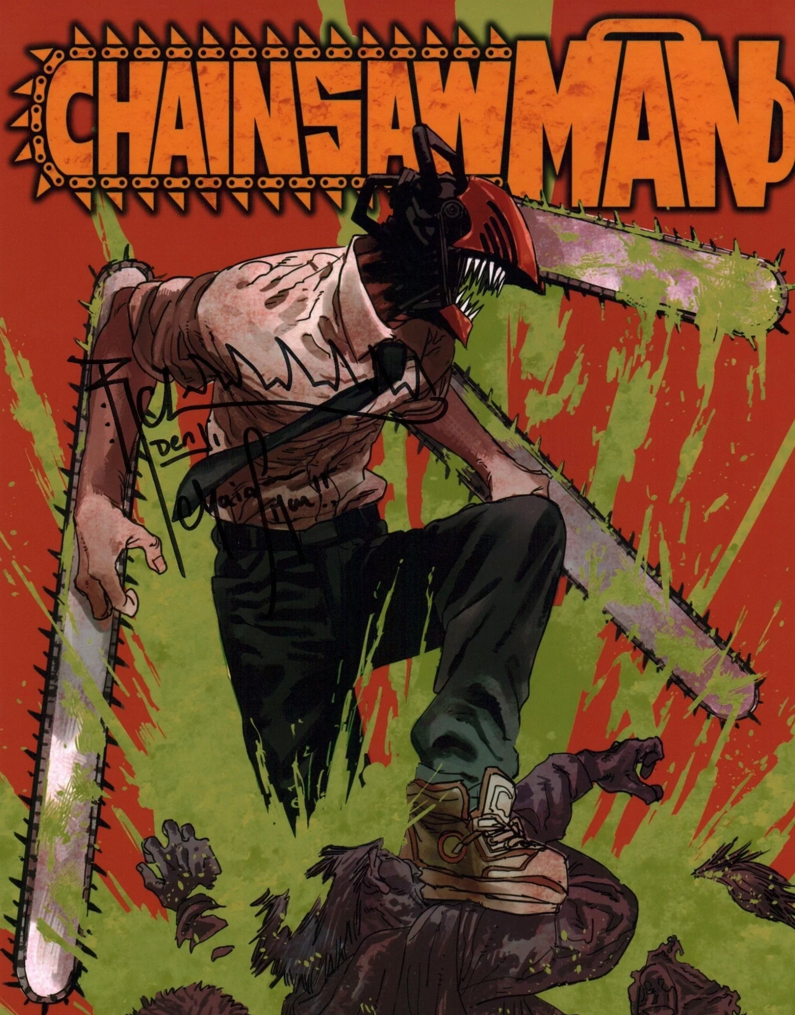 Ryan Colt Levy Chainsaw Man 11x14 Signed Photo JSA Certified Autograph - Image 2