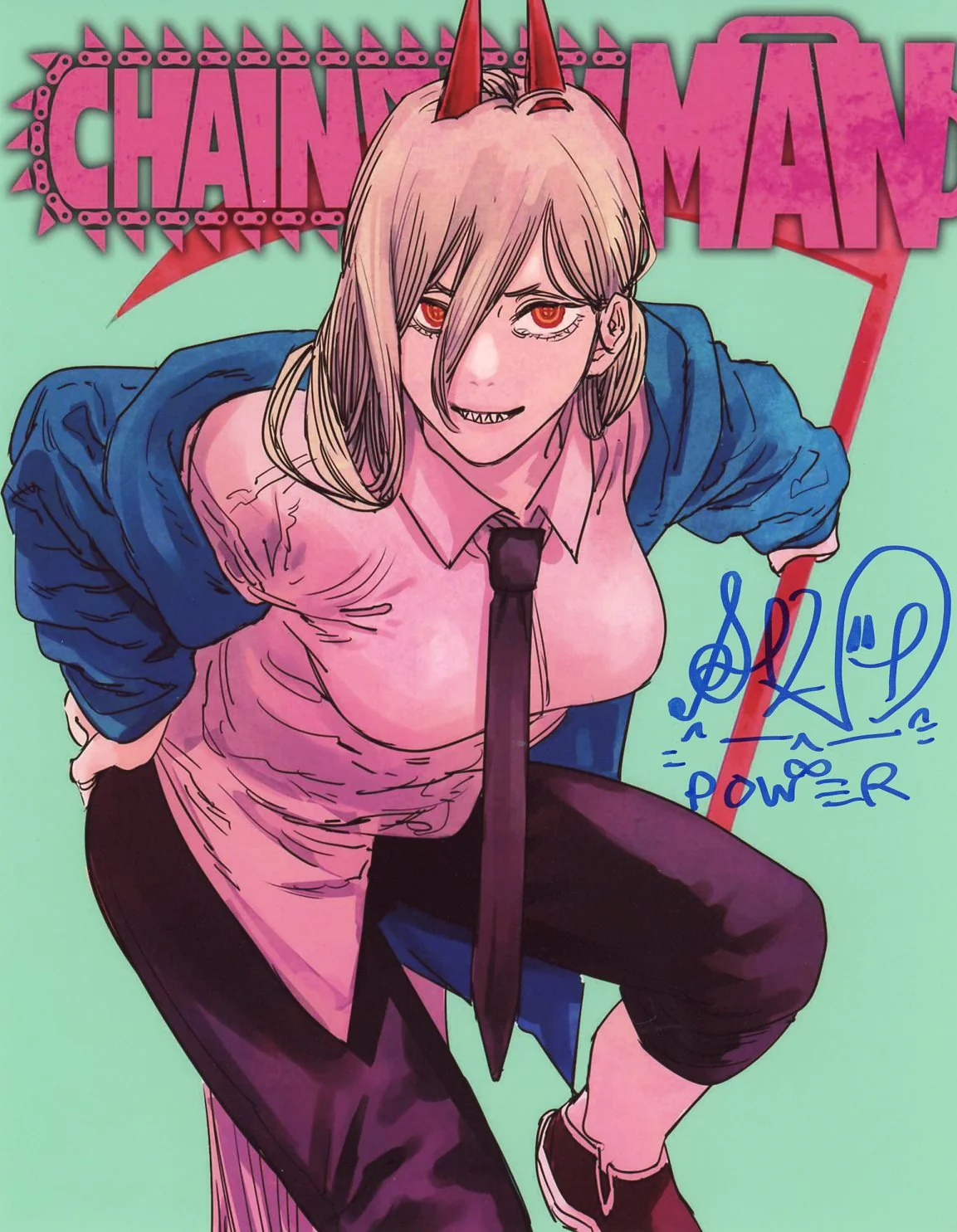 Sarah Wiedenheft Chainsaw Man 8x10 Signed Photo JSA COA Certified Autograph